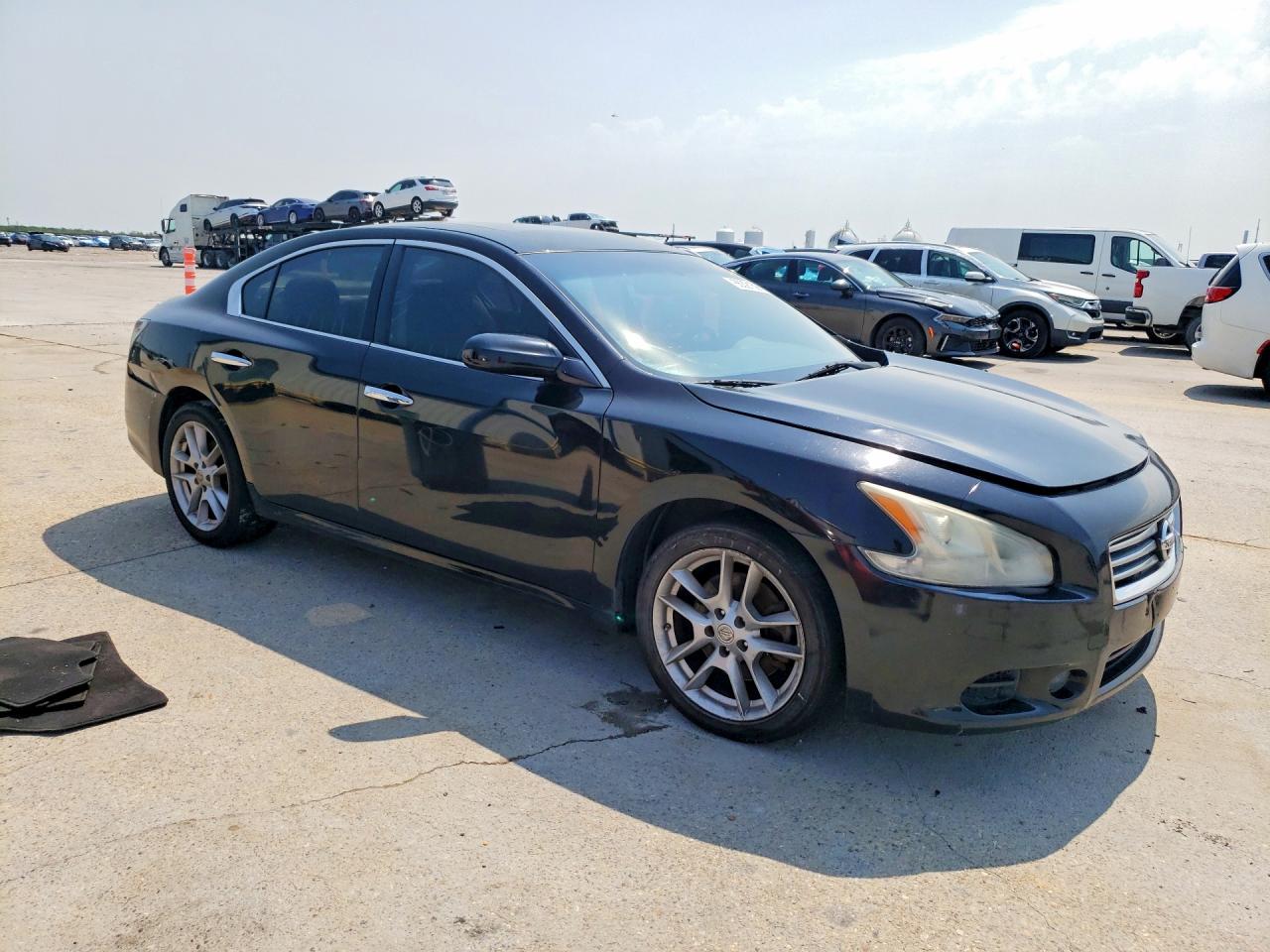 2012 Nissan Maxima 3.5 S Black vin: 1N4AA5AP5CC824787