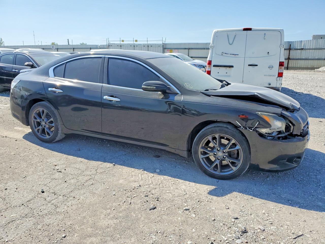 2012 Nissan Maxima 3.5 S Черный vin: 1N4AA5AP5CC832775