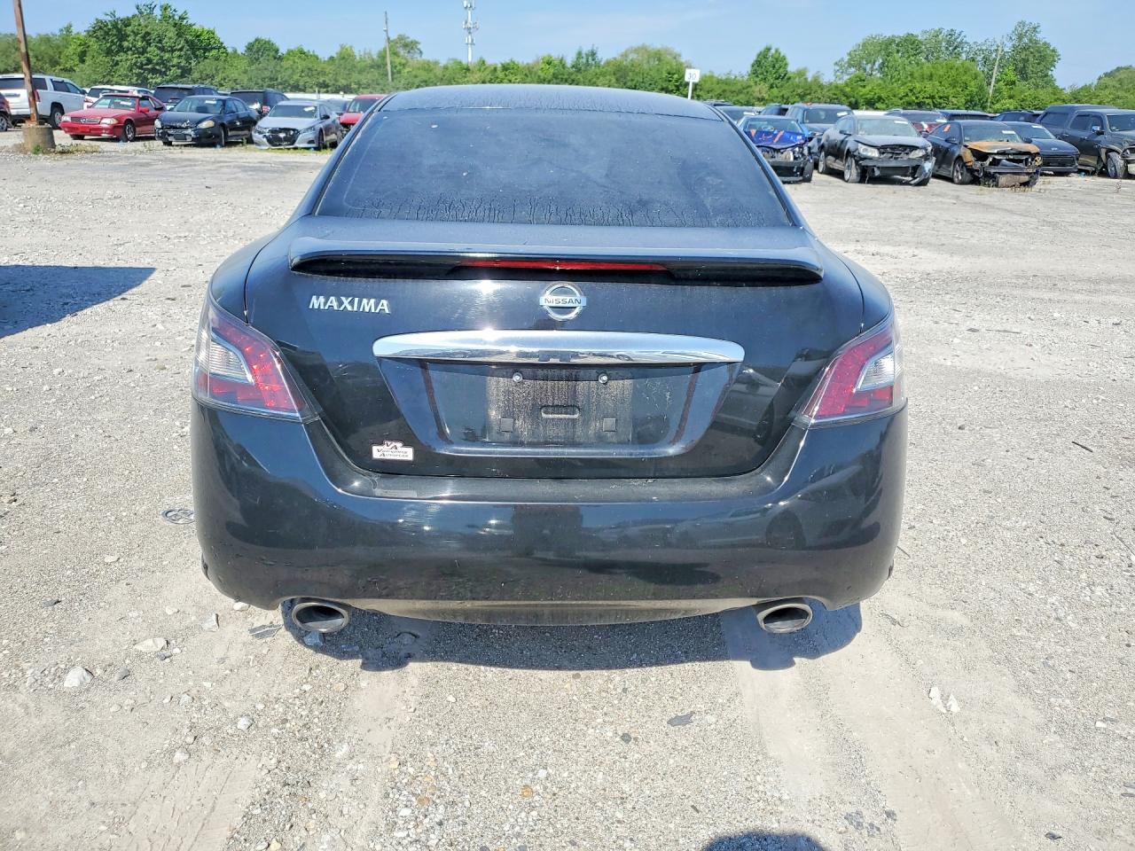 2012 Nissan Maxima 3.5 S Черный vin: 1N4AA5AP5CC832775