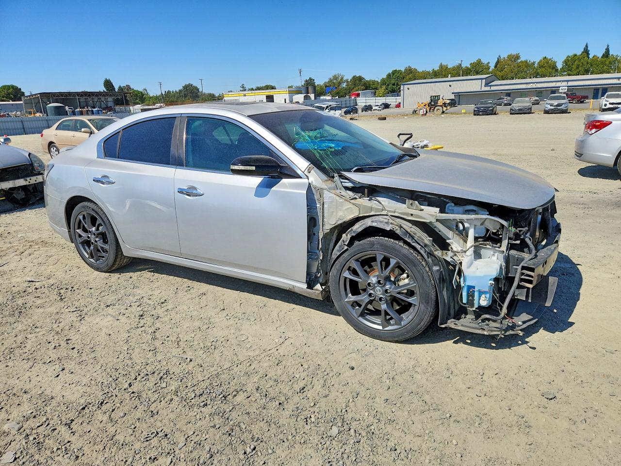 2012 Nissan Maxima 3.5 S Silver vin: 1N4AA5AP5CC842576