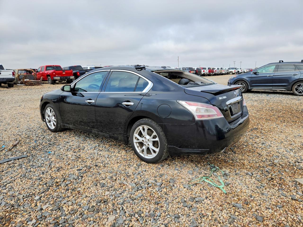 2012 Nissan Maxima 3.5 S Black vin: 1N4AA5AP5CC847583