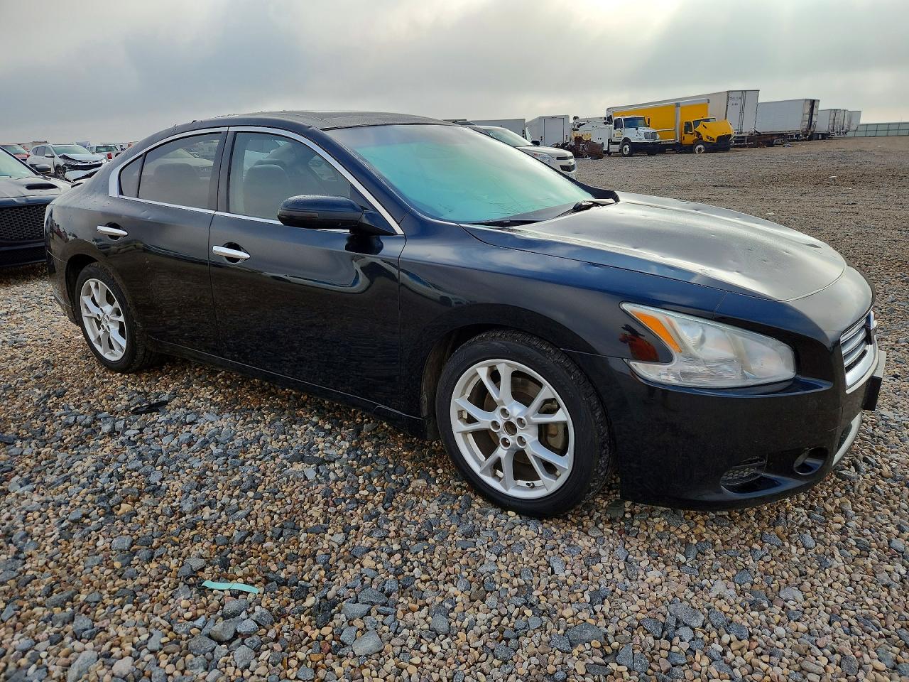 2012 Nissan Maxima 3.5 S Black vin: 1N4AA5AP5CC847583