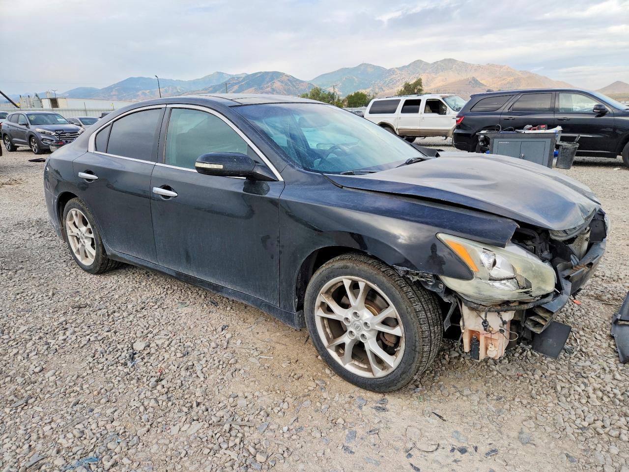 2012 Nissan Maxima 3.5 S Black vin: 1N4AA5AP5CC854971