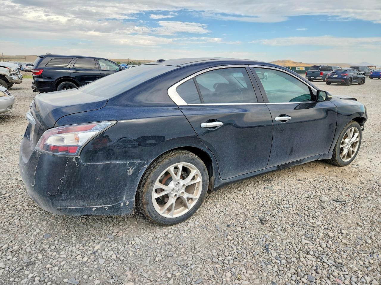2012 Nissan Maxima 3.5 S Black vin: 1N4AA5AP5CC854971