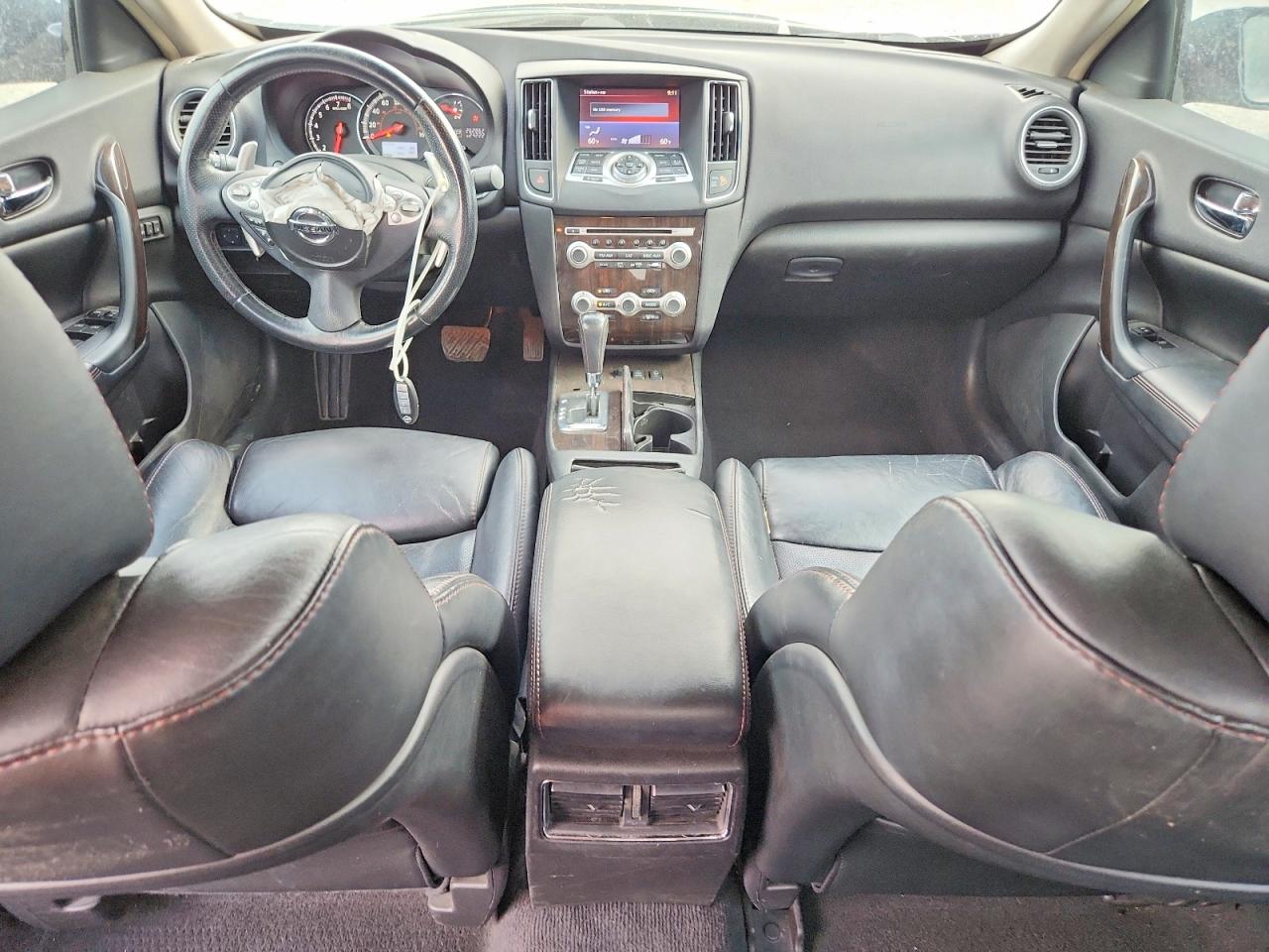 2012 Nissan Maxima 3.5 S Black vin: 1N4AA5AP5CC854971