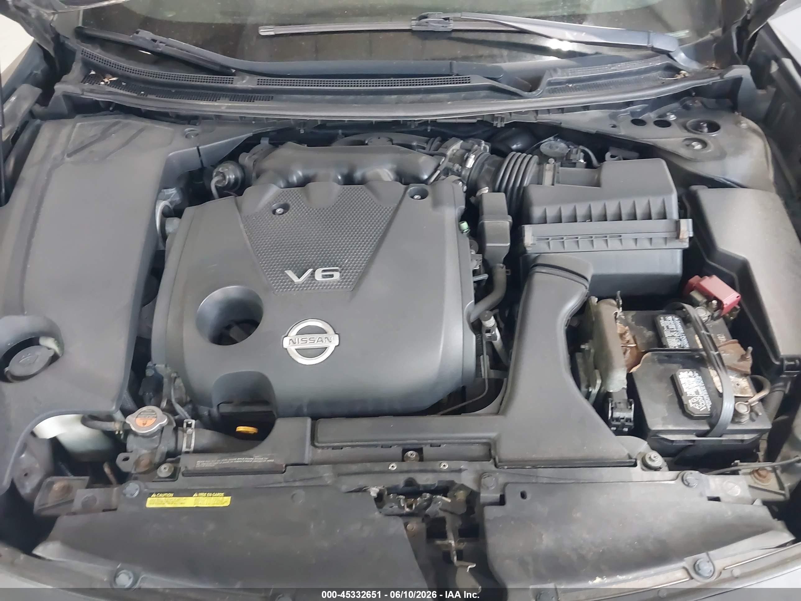 2012 Nissan Maxima 3.5 S Black vin: 1N4AA5AP5CC855862