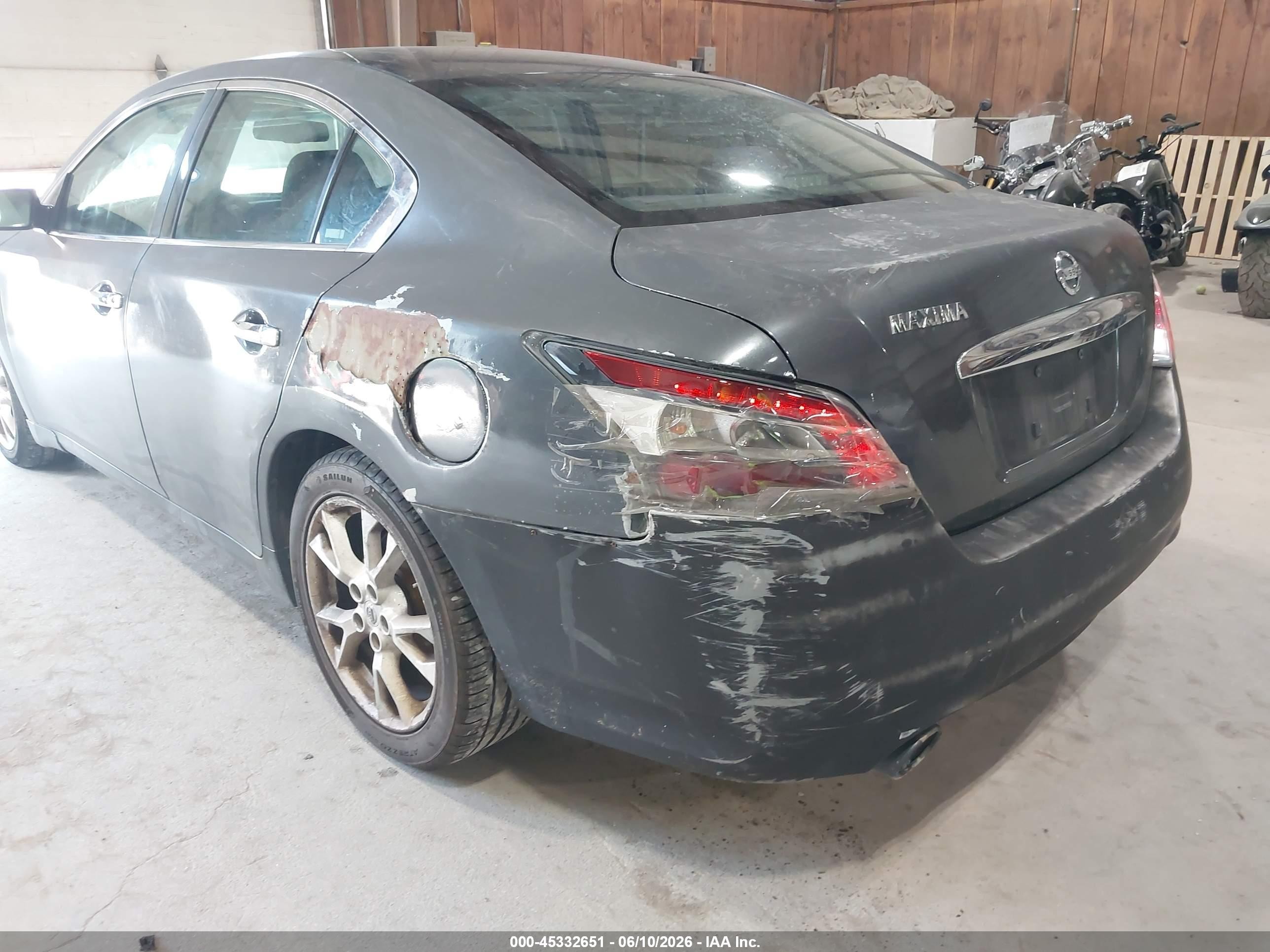2012 Nissan Maxima 3.5 S Black vin: 1N4AA5AP5CC855862