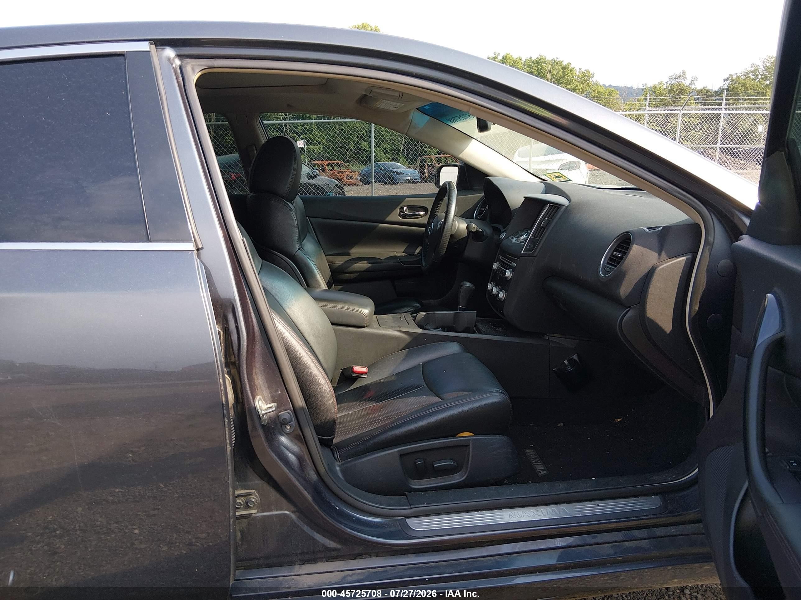 2012 Nissan Maxima 3.5 Sv Серый vin: 1N4AA5AP5CC860446
