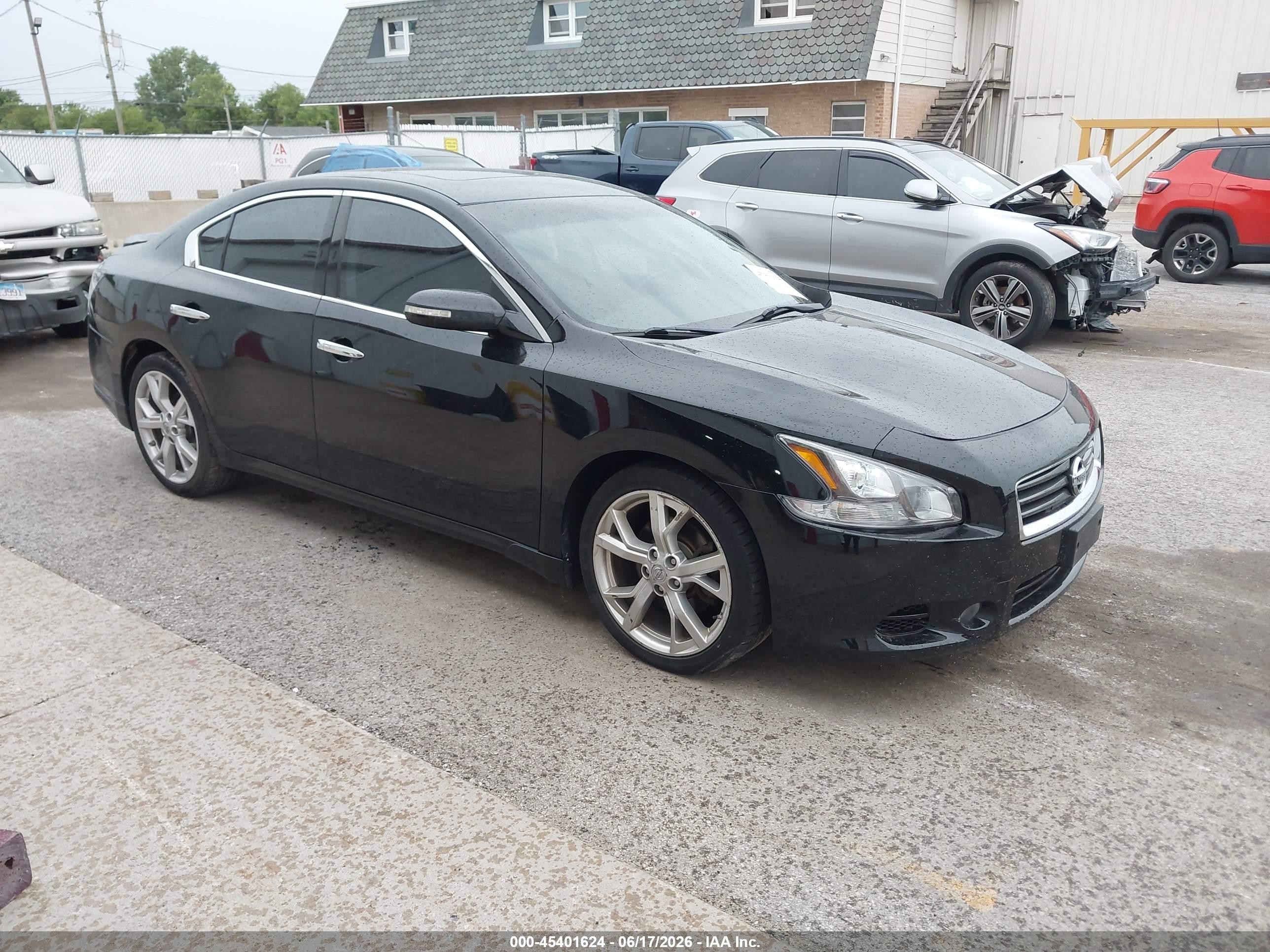 2012 Nissan Maxima 3.5 Sv Black vin: 1N4AA5AP5CC864707