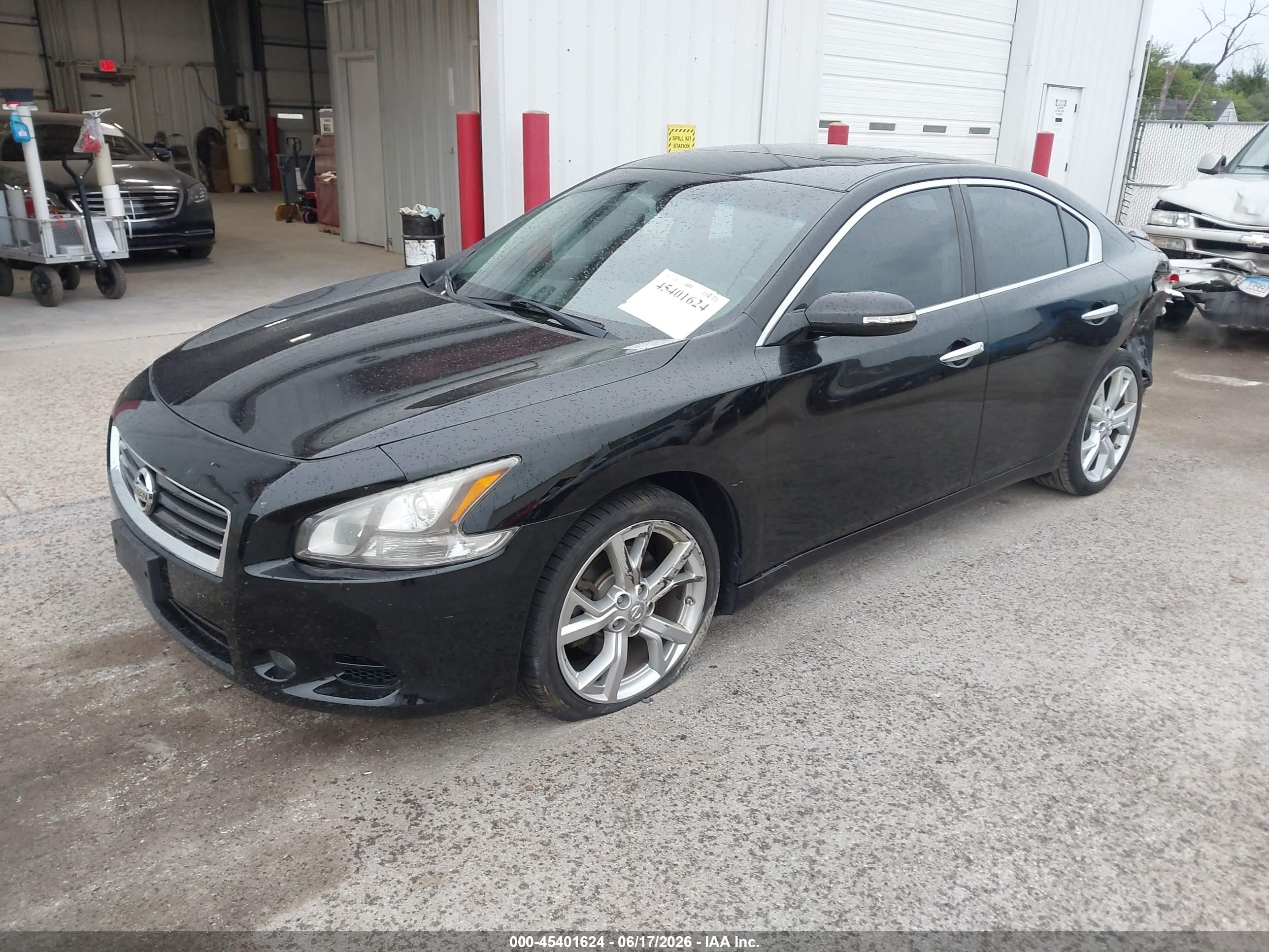 2012 Nissan Maxima 3.5 Sv Black vin: 1N4AA5AP5CC864707