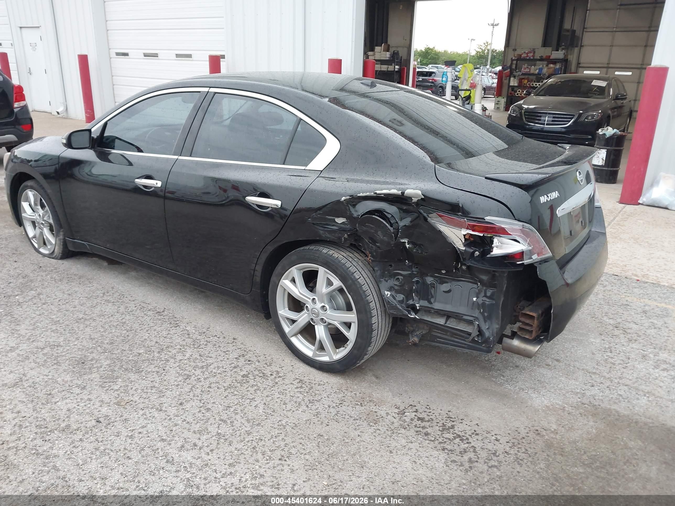 2012 Nissan Maxima 3.5 Sv Black vin: 1N4AA5AP5CC864707