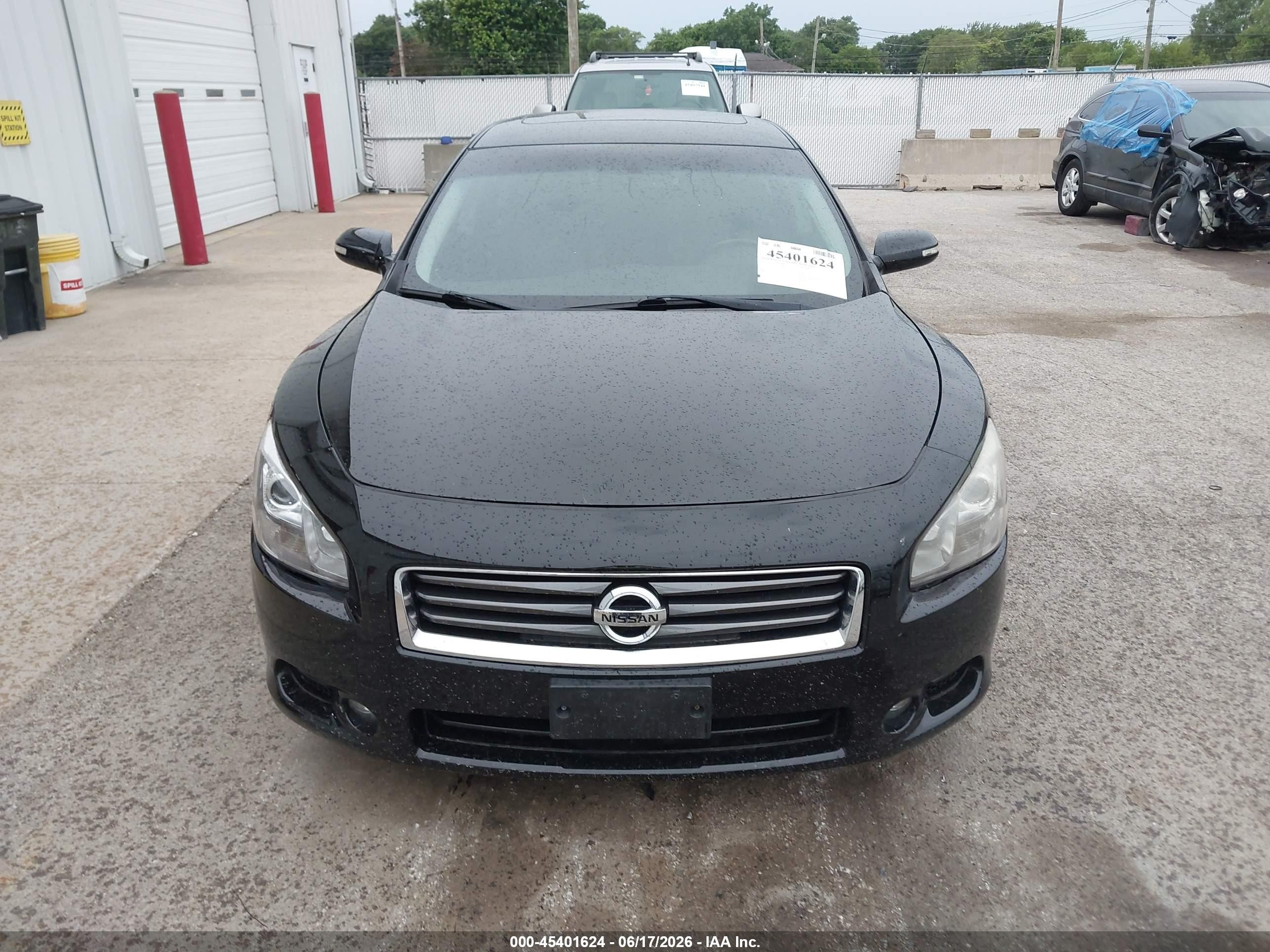 2012 Nissan Maxima 3.5 Sv Black vin: 1N4AA5AP5CC864707