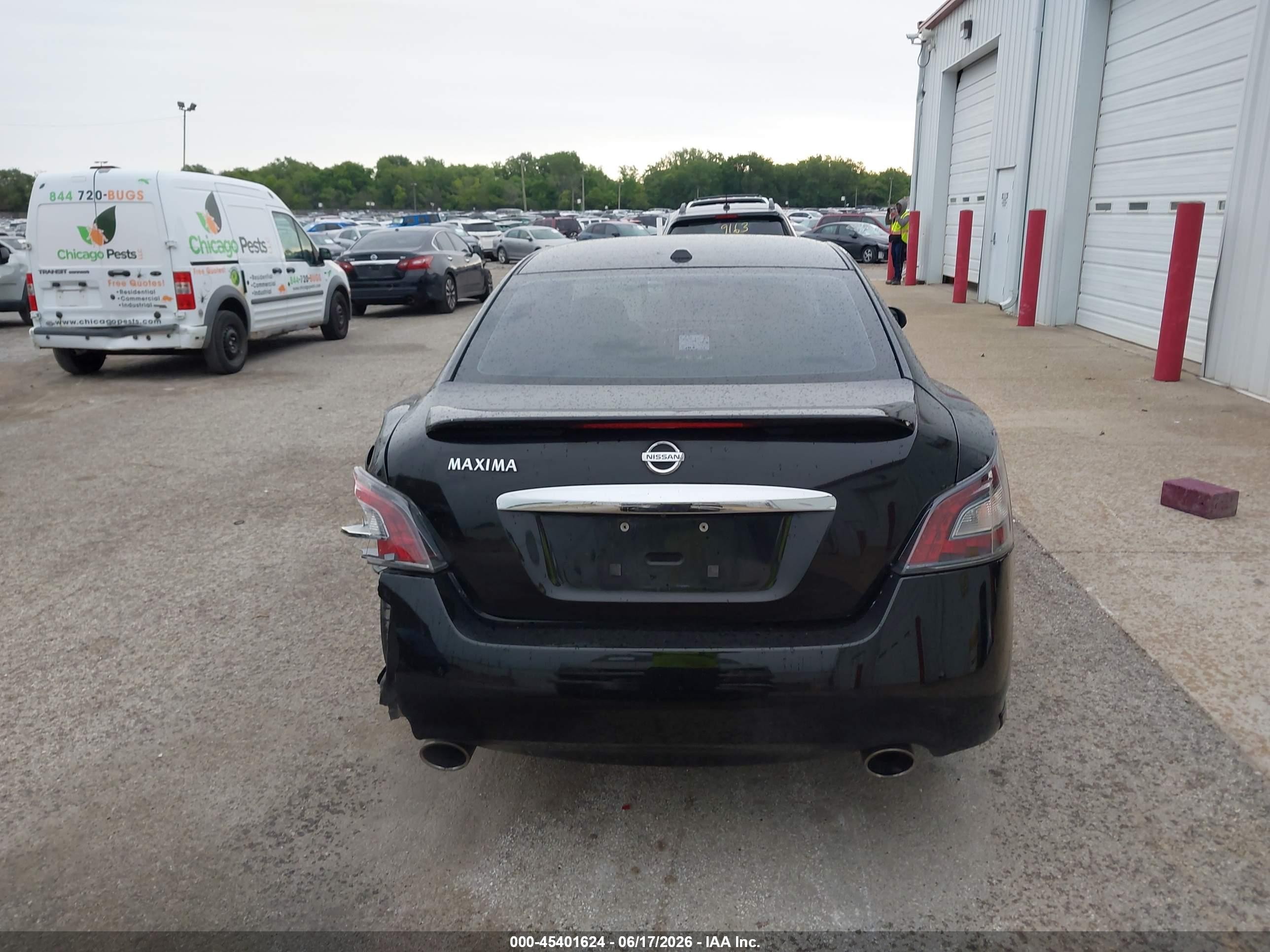 2012 Nissan Maxima 3.5 Sv Black vin: 1N4AA5AP5CC864707