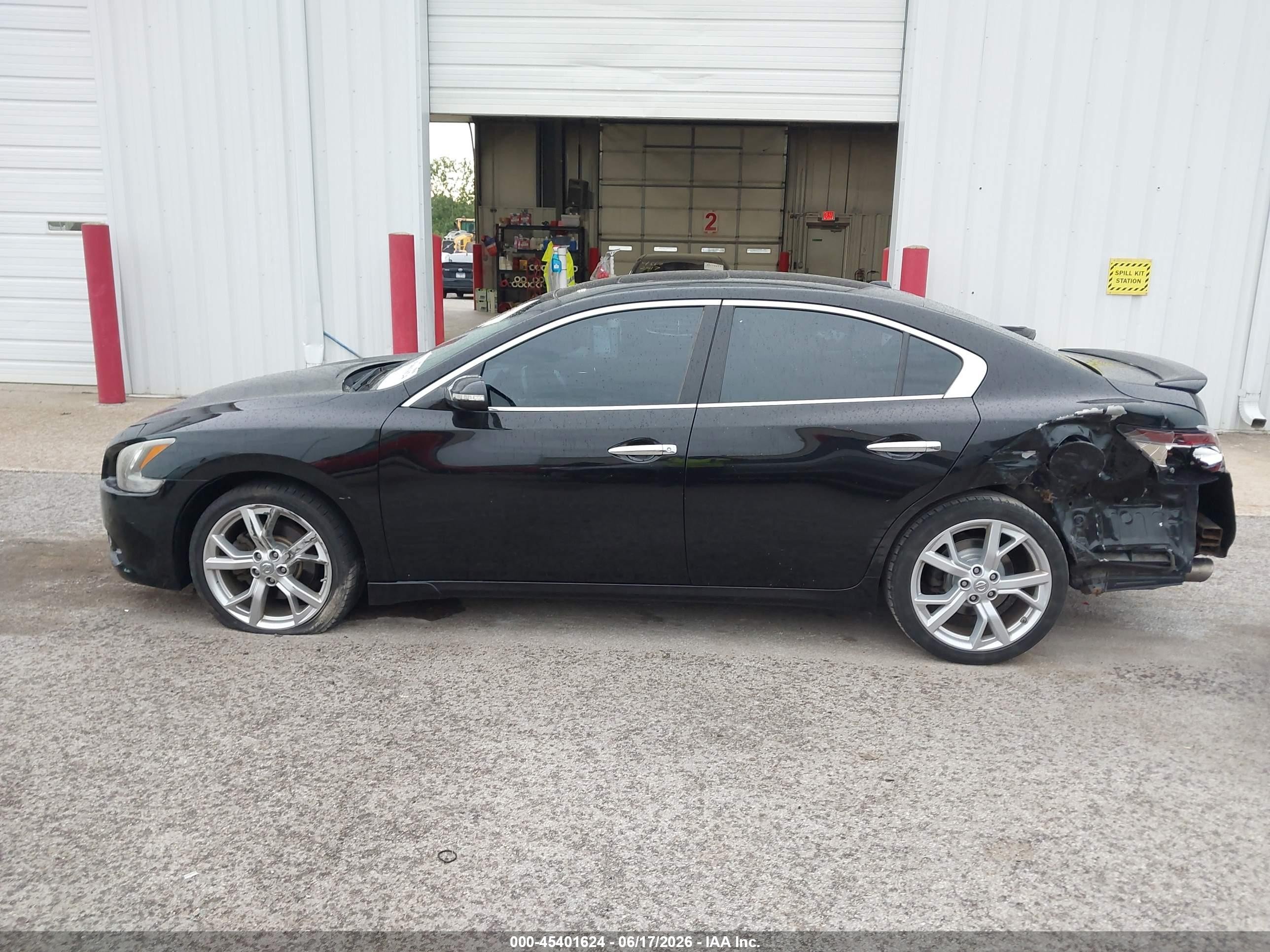 2012 Nissan Maxima 3.5 Sv Black vin: 1N4AA5AP5CC864707