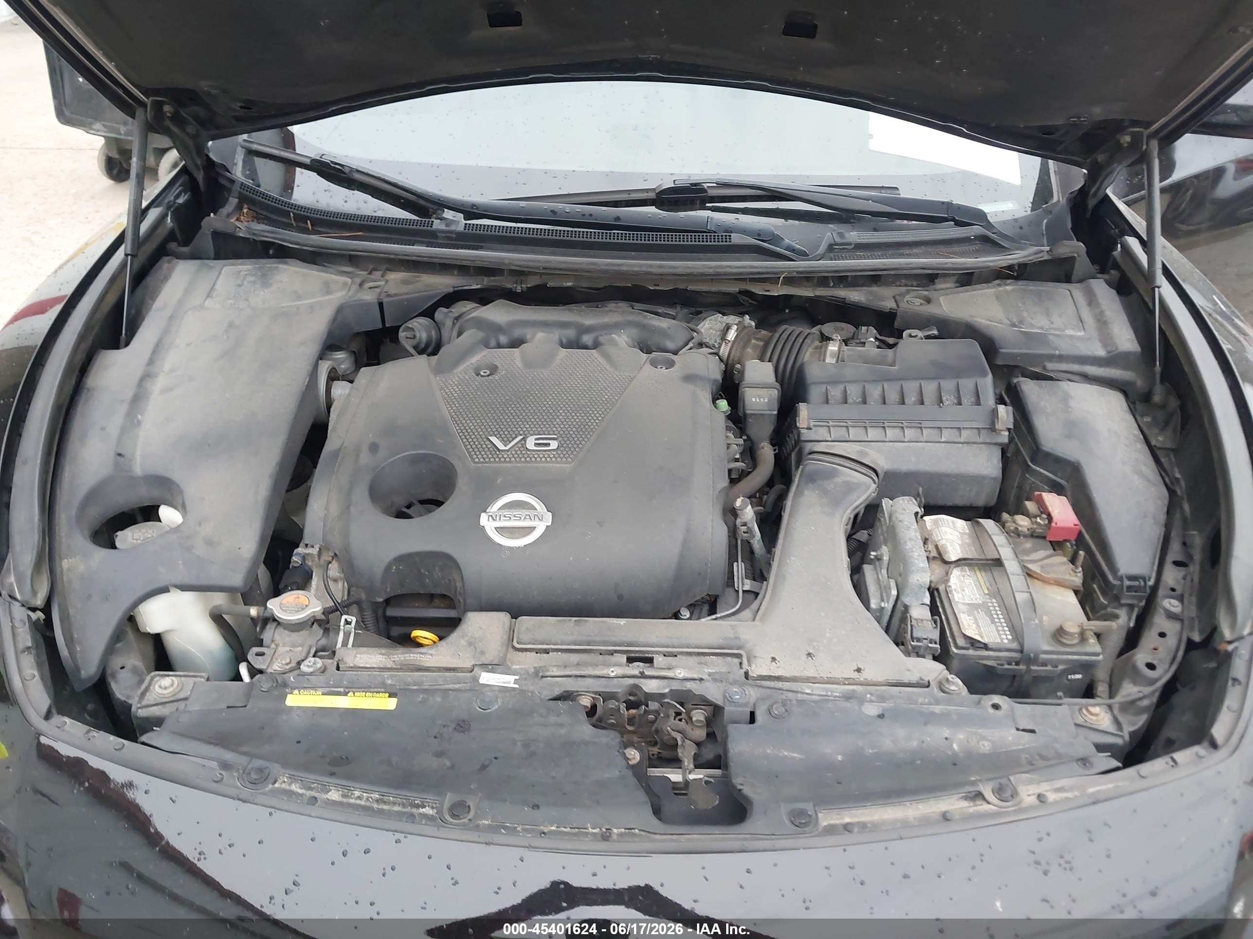 2012 Nissan Maxima 3.5 Sv Black vin: 1N4AA5AP5CC864707
