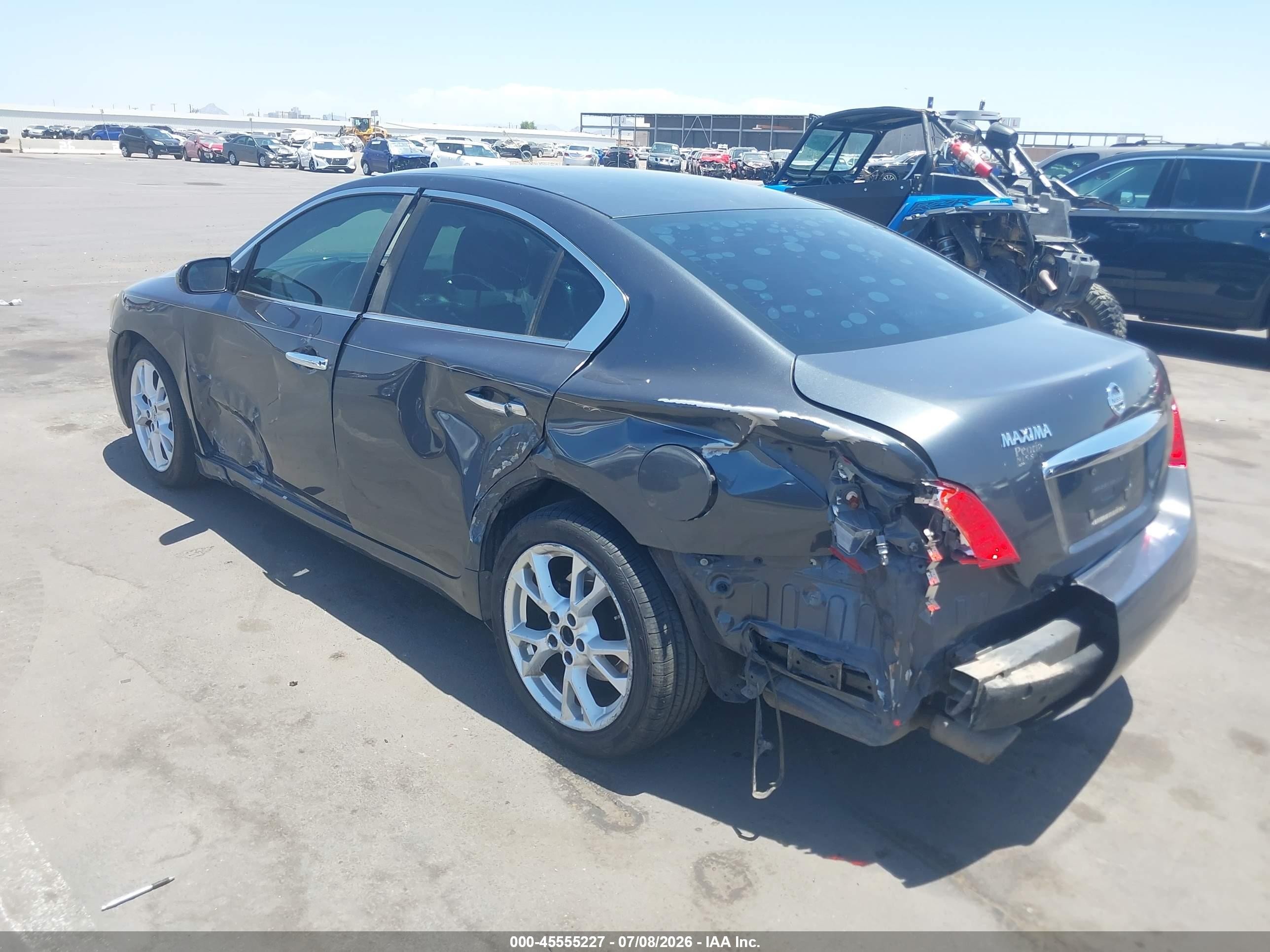 2012 Nissan Maxima 3.5 S Черный vin: 1N4AA5AP5CC864982