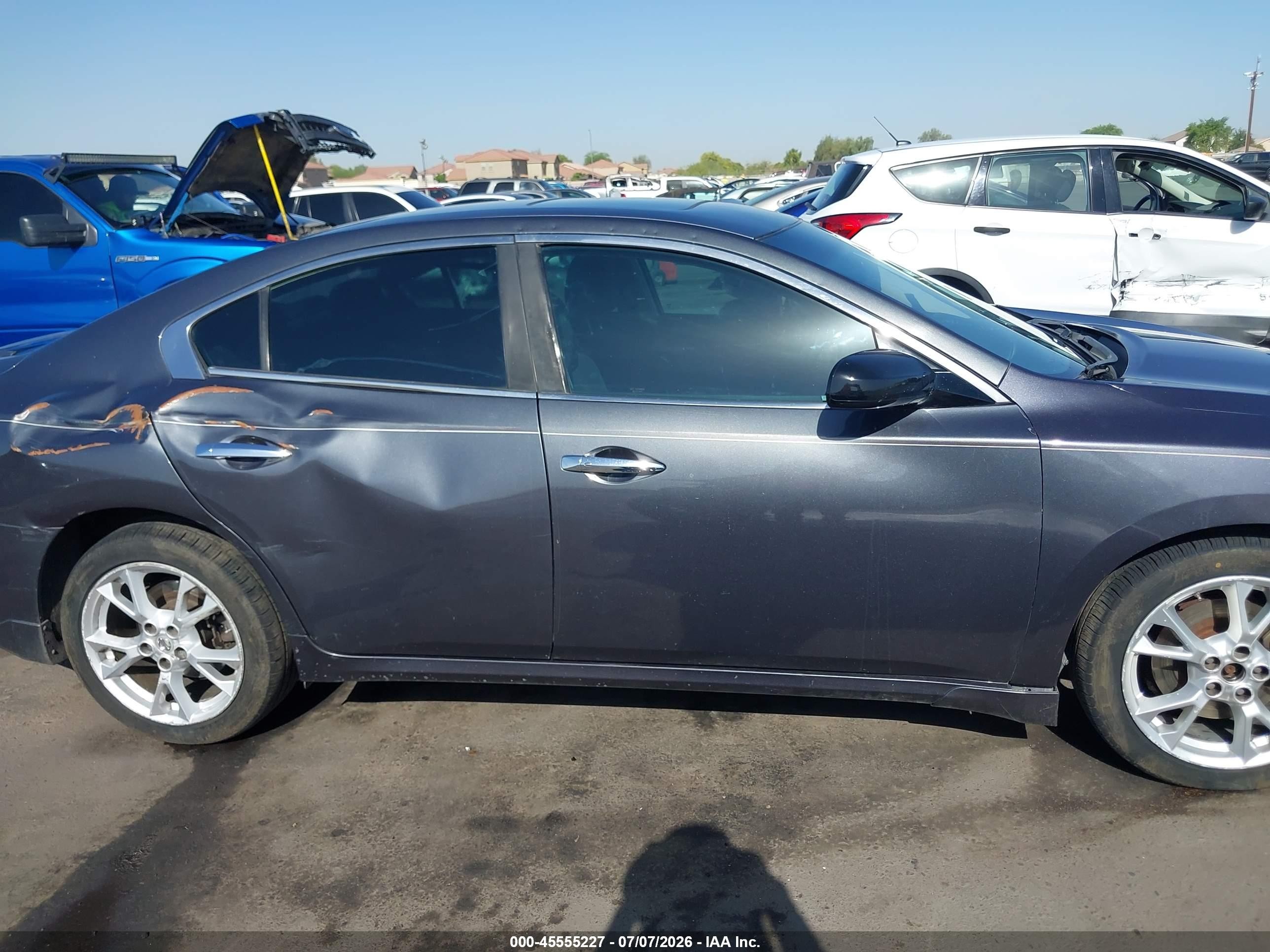 2012 Nissan Maxima 3.5 S Черный vin: 1N4AA5AP5CC864982