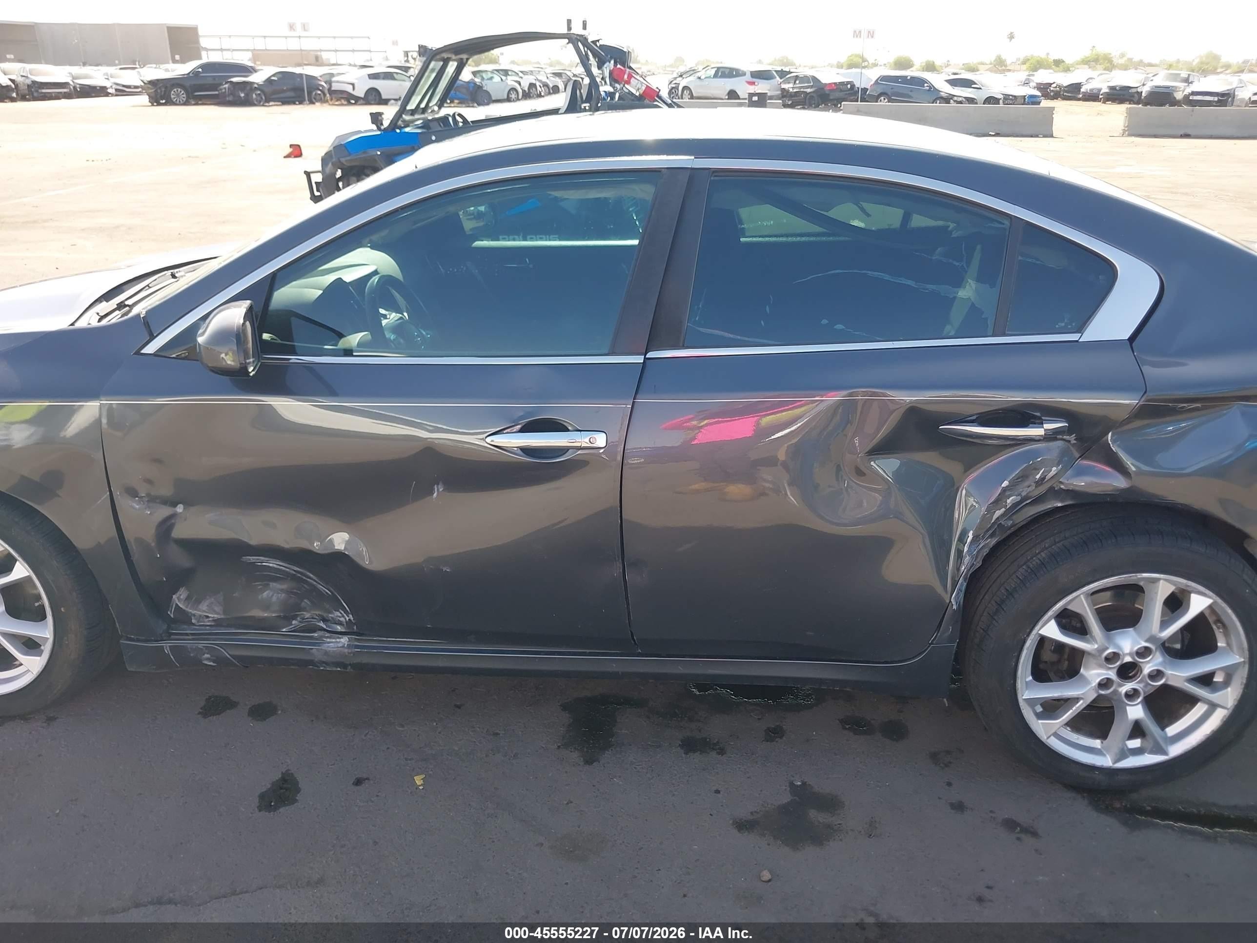2012 Nissan Maxima 3.5 S Черный vin: 1N4AA5AP5CC864982
