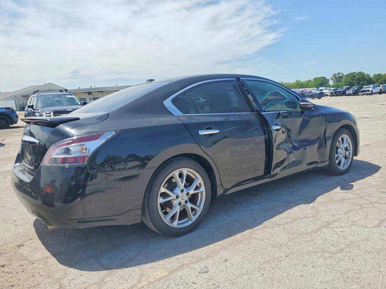 2012 Nissan Maxima 3.5 S Black vin: 1N4AA5AP5CC865310