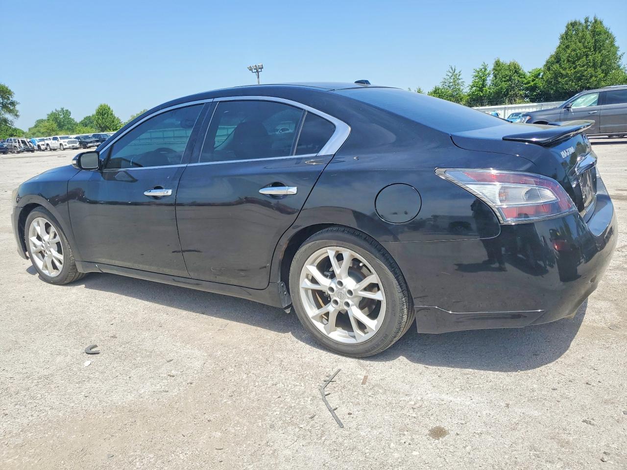 2012 Nissan Maxima 3.5 S Black vin: 1N4AA5AP5CC865310
