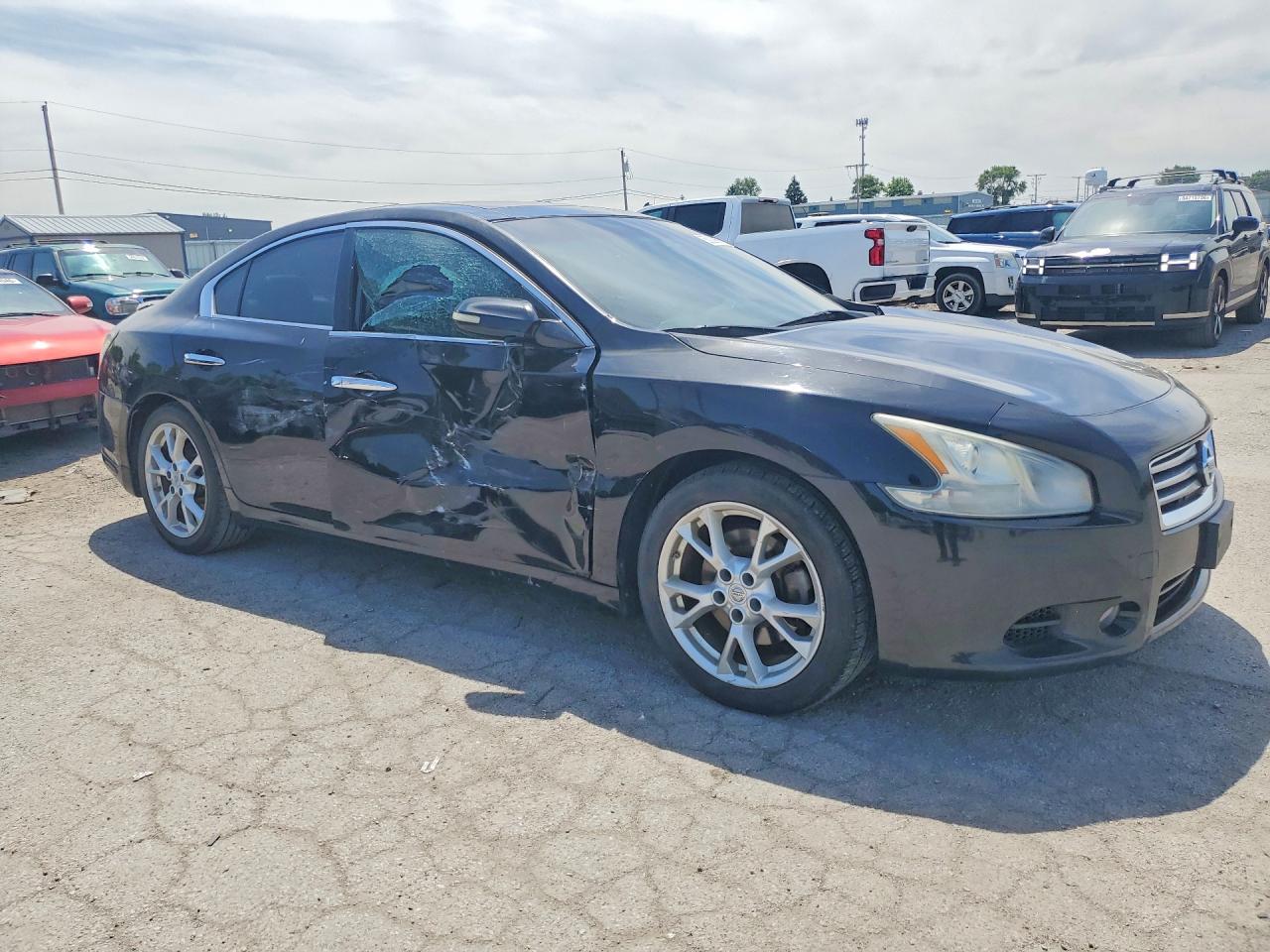 2012 Nissan Maxima 3.5 S Black vin: 1N4AA5AP5CC865310