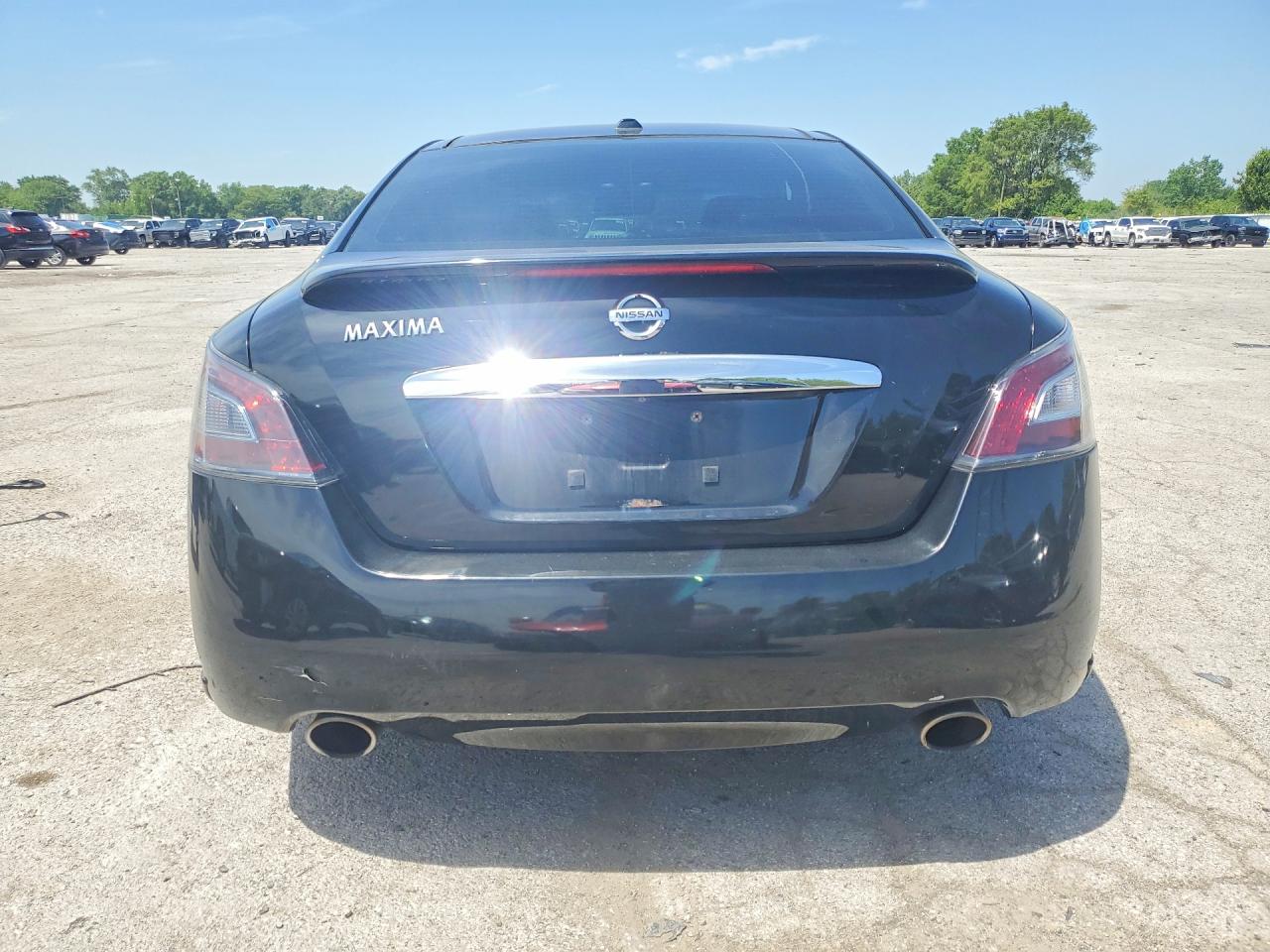 2012 Nissan Maxima 3.5 S Black vin: 1N4AA5AP5CC865310