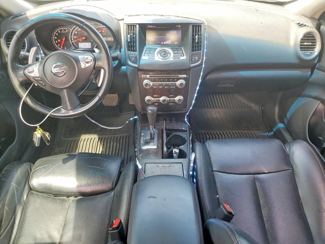 2012 Nissan Maxima 3.5 S Black vin: 1N4AA5AP5CC865310