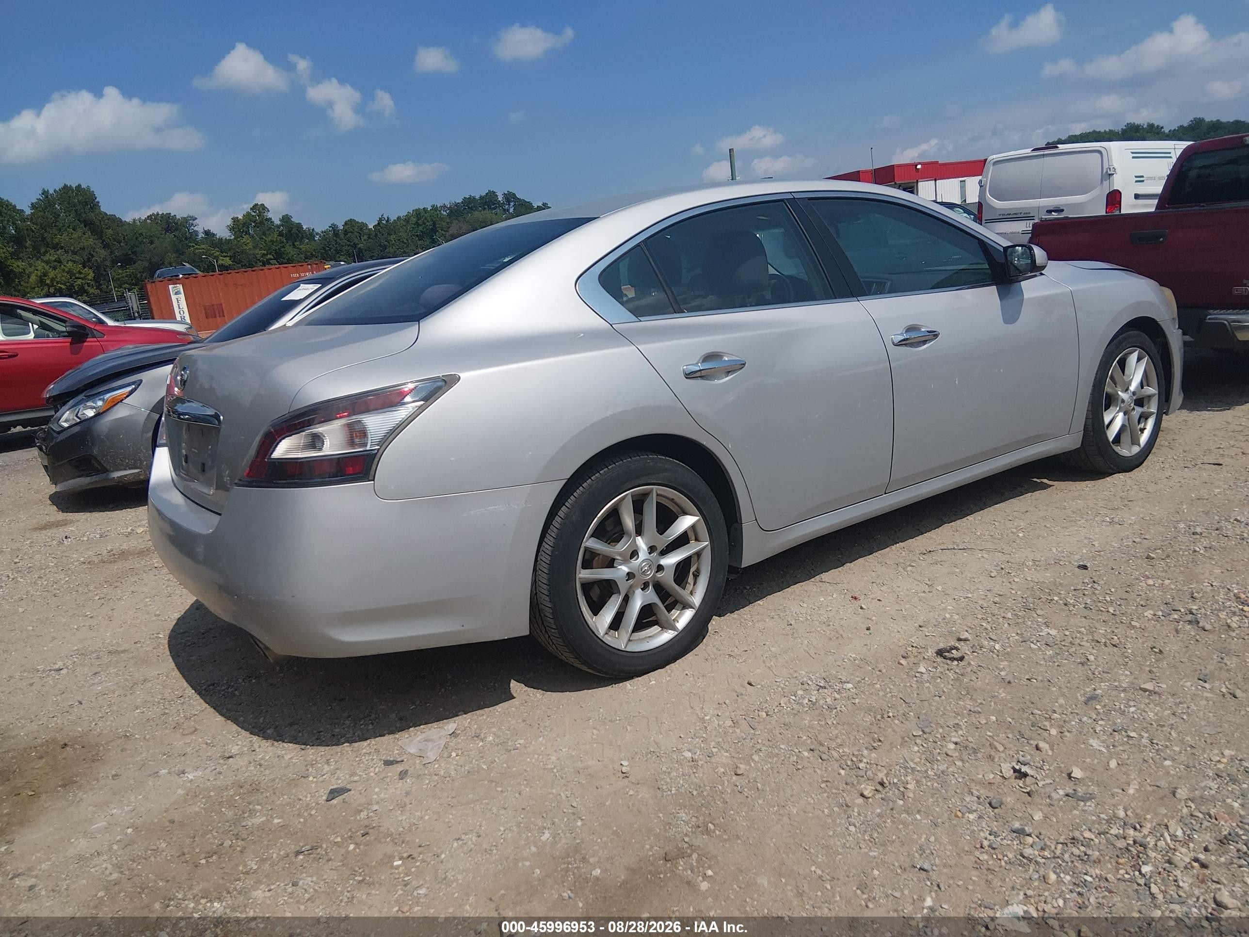 2013 Nissan Maxima 3.5 S Серебряный vin: 1N4AA5AP5DC817520