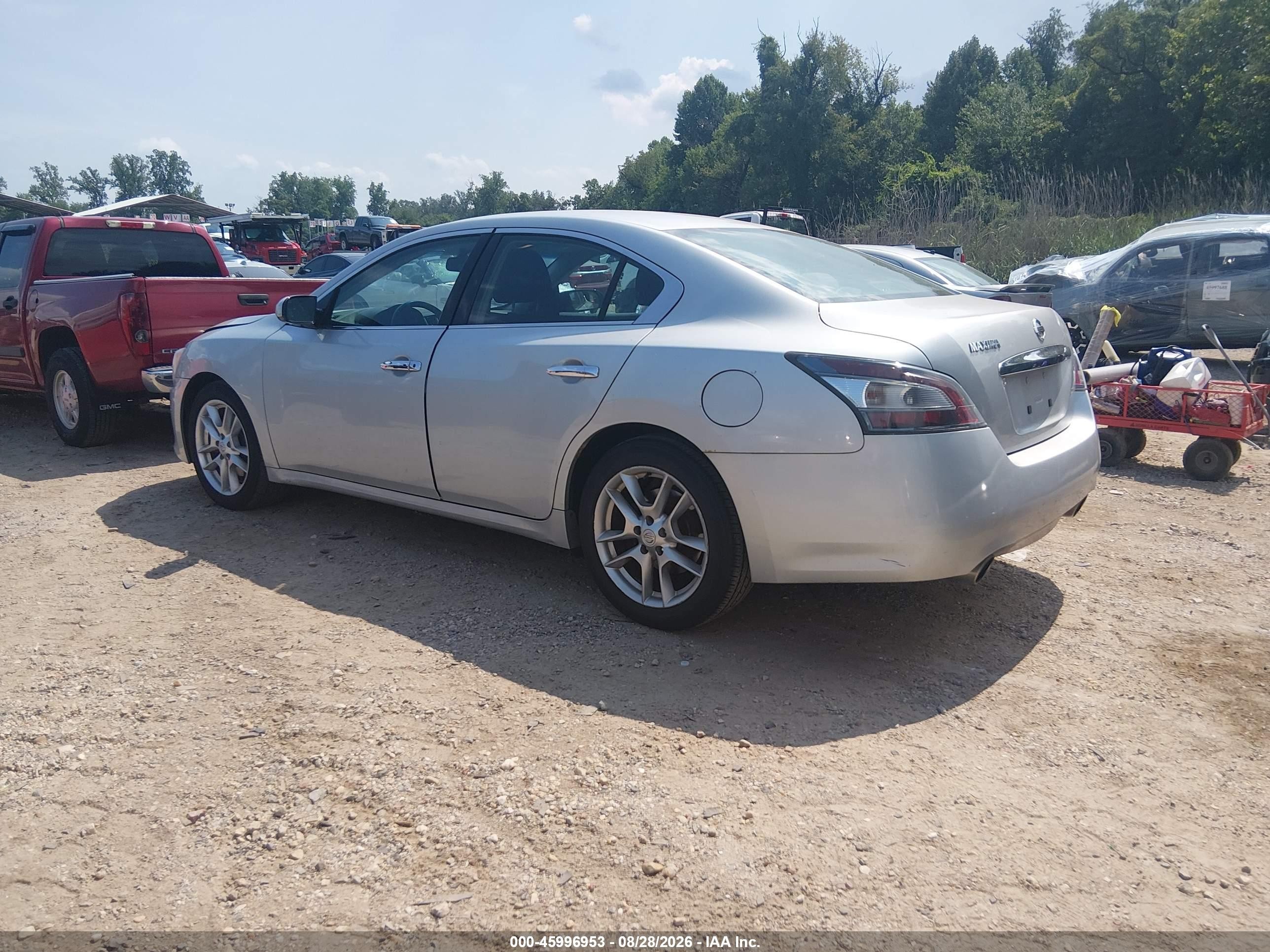 2013 Nissan Maxima 3.5 S Серебряный vin: 1N4AA5AP5DC817520