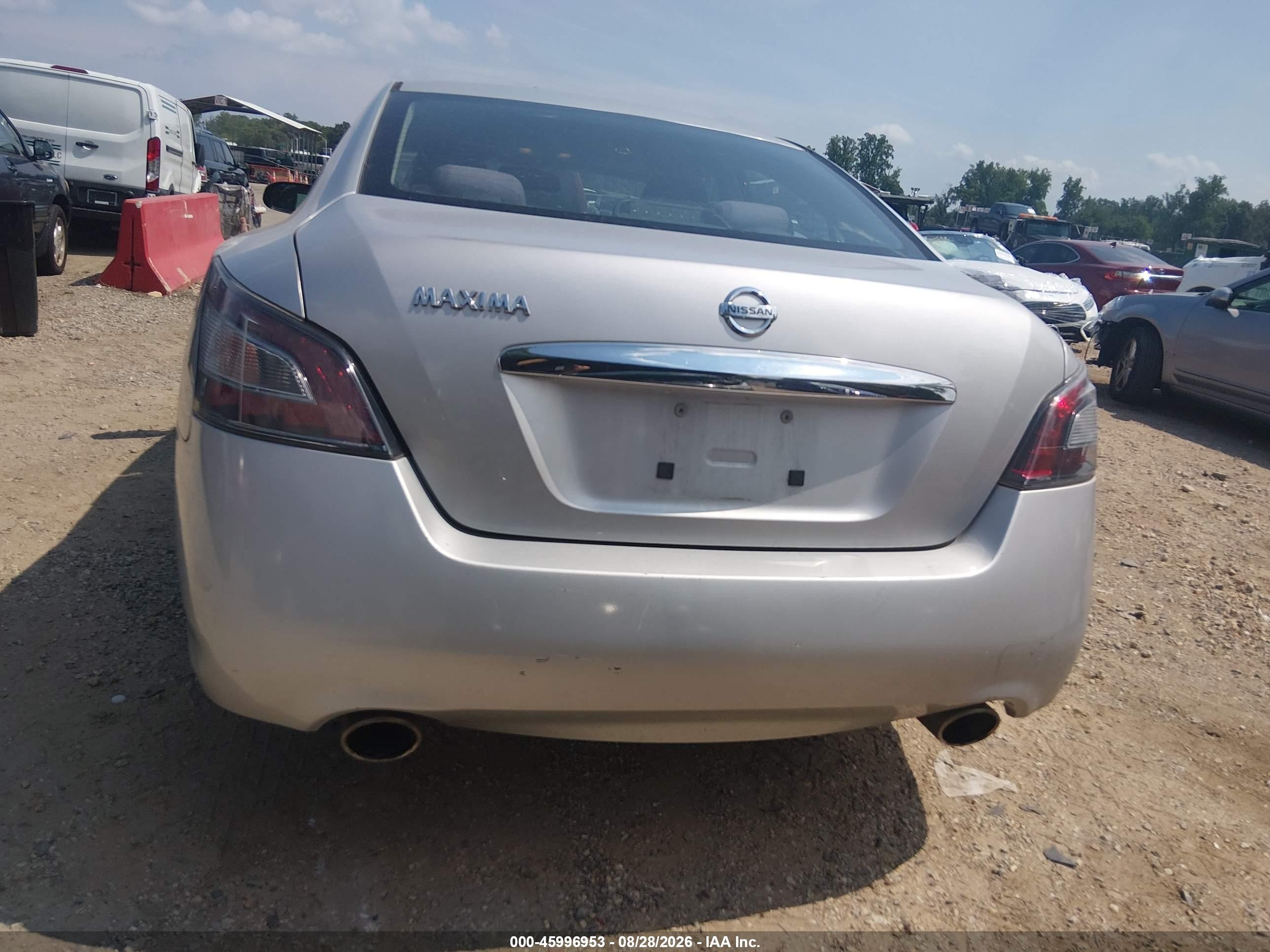 2013 Nissan Maxima 3.5 S Серебряный vin: 1N4AA5AP5DC817520