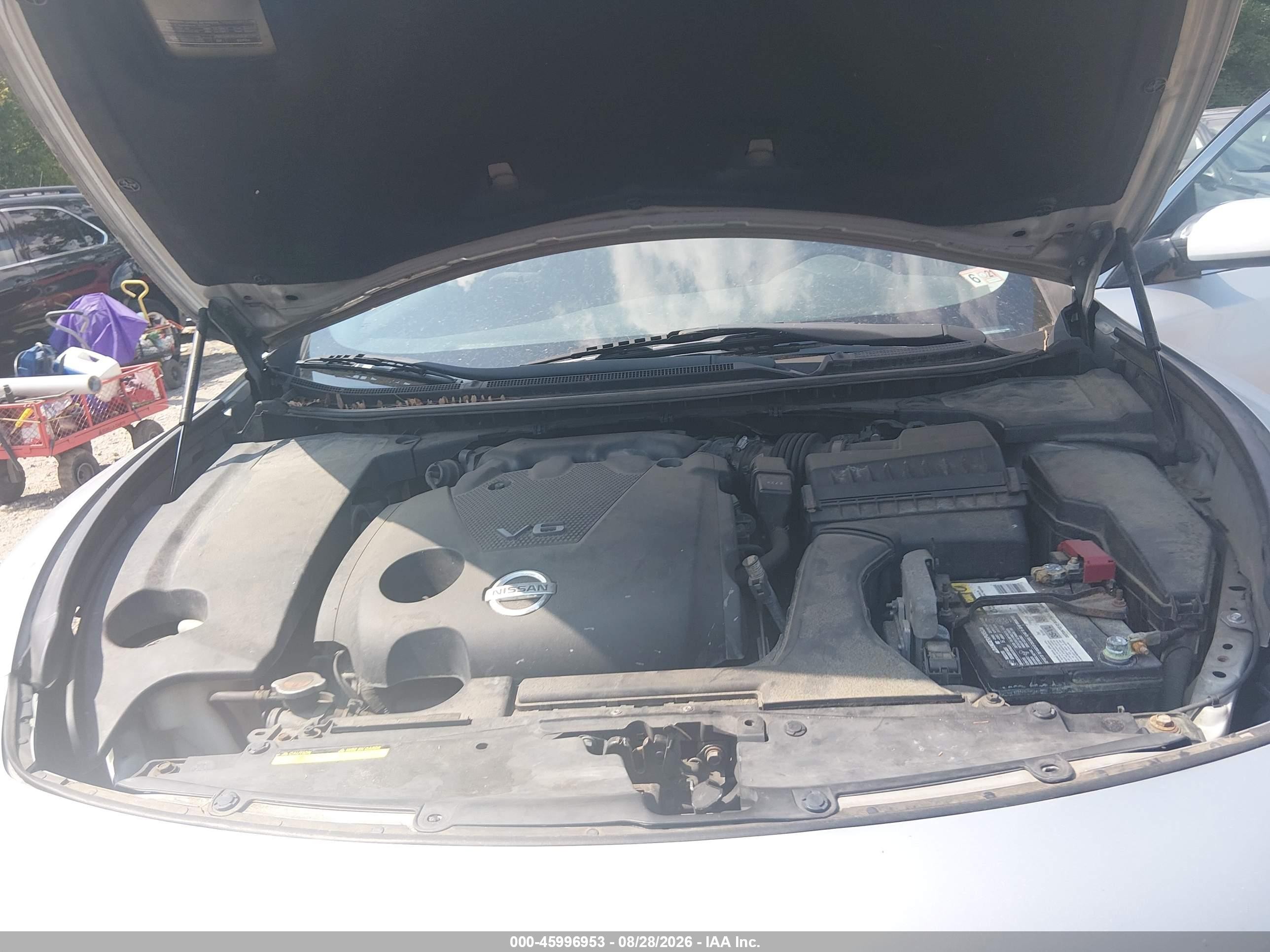 2013 Nissan Maxima 3.5 S Серебряный vin: 1N4AA5AP5DC817520