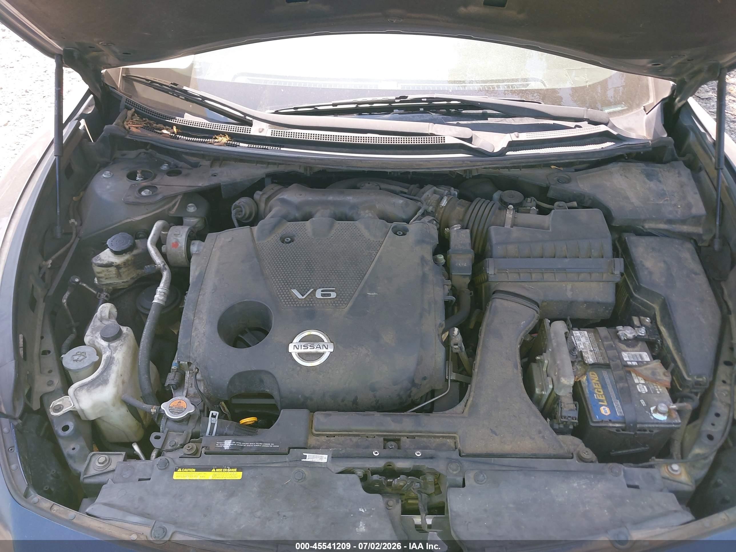 2013 Nissan Maxima 3.5 Sv Blue vin: 1N4AA5AP5DC821647