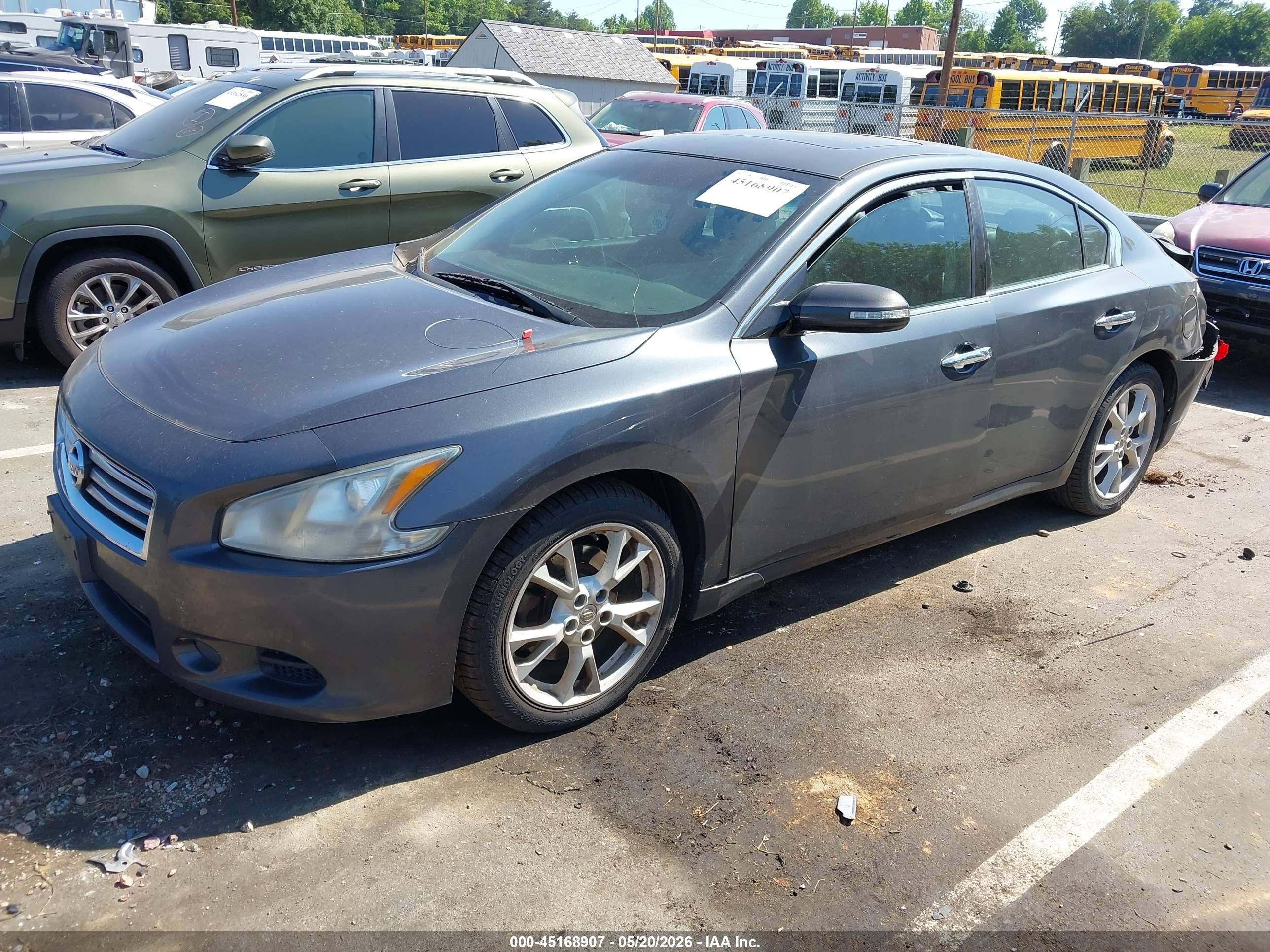 2013 Nissan Maxima 3.5 Sv Gray vin: 1N4AA5AP5DC823642