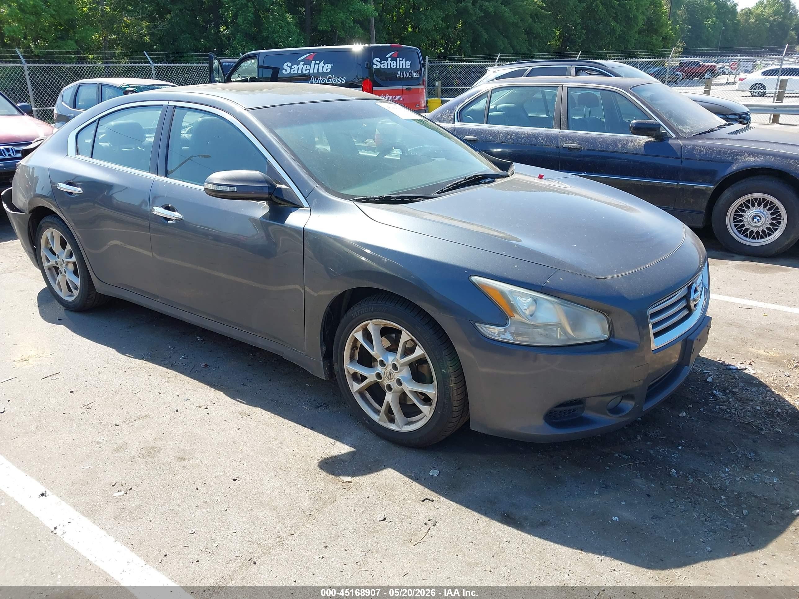 2013 Nissan Maxima 3.5 Sv Gray vin: 1N4AA5AP5DC823642