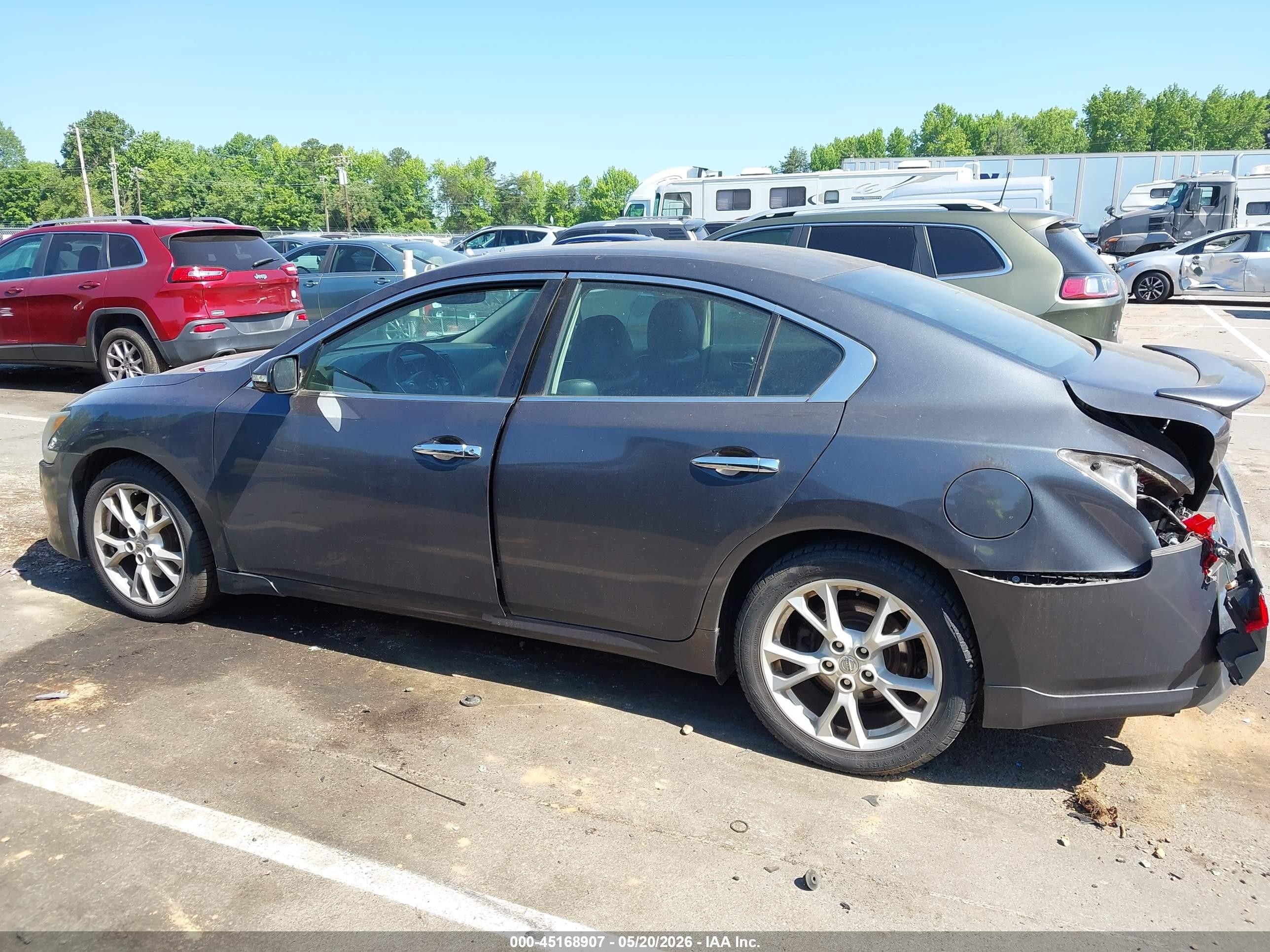 2013 Nissan Maxima 3.5 Sv Gray vin: 1N4AA5AP5DC823642