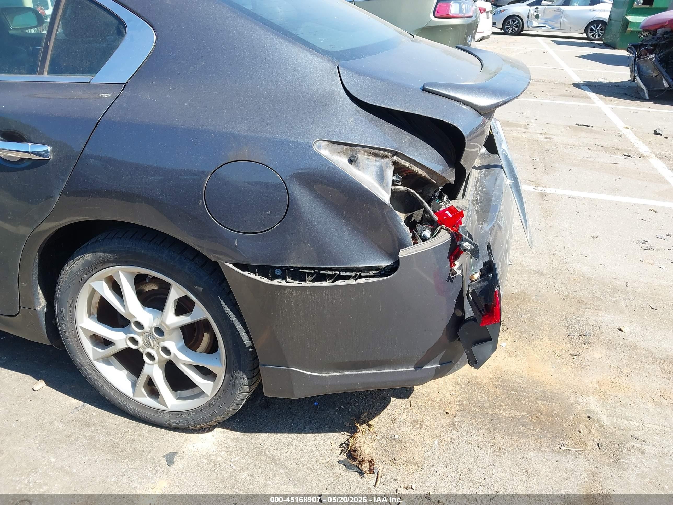 2013 Nissan Maxima 3.5 Sv Gray vin: 1N4AA5AP5DC823642