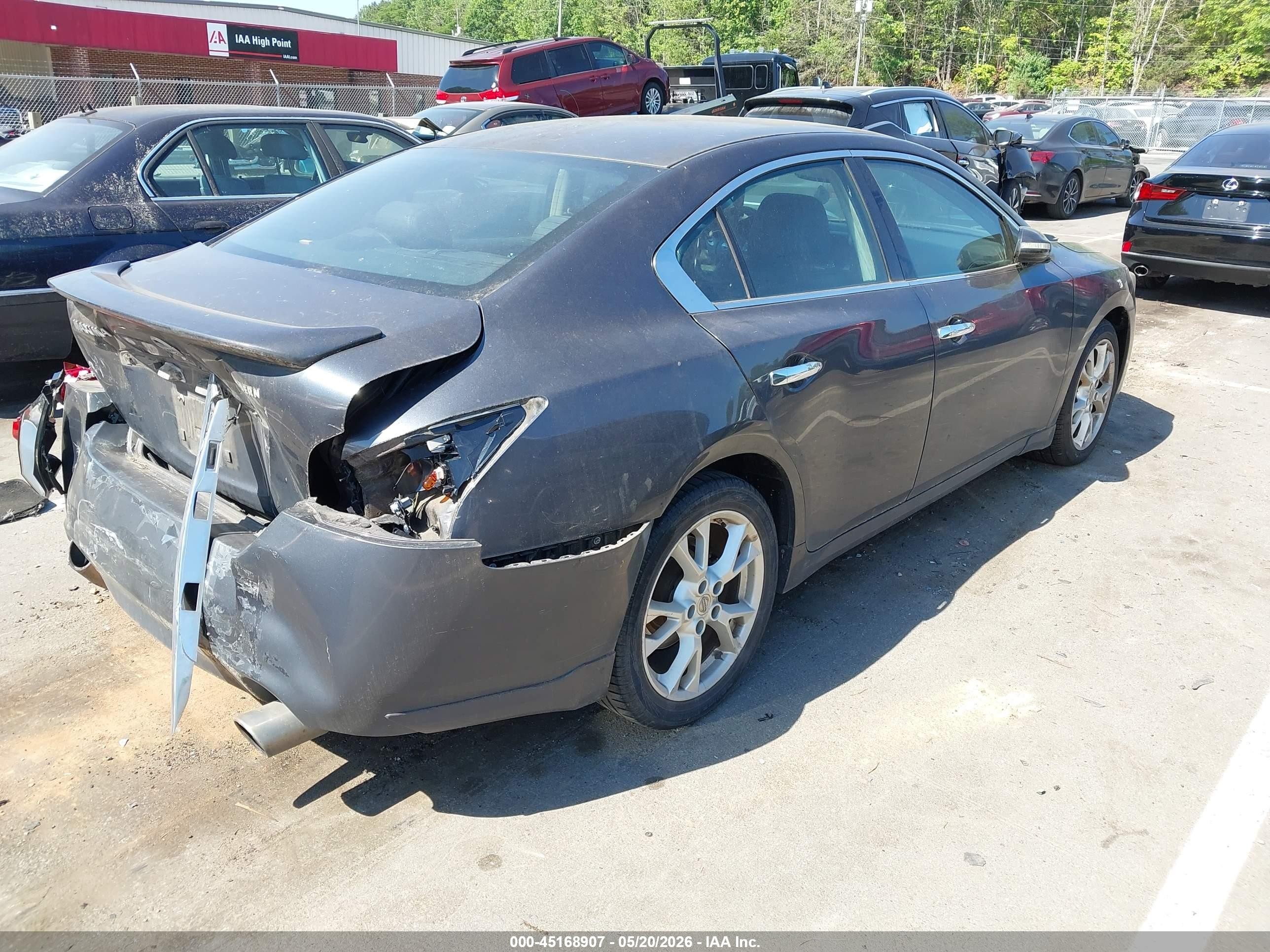 2013 Nissan Maxima 3.5 Sv Gray vin: 1N4AA5AP5DC823642