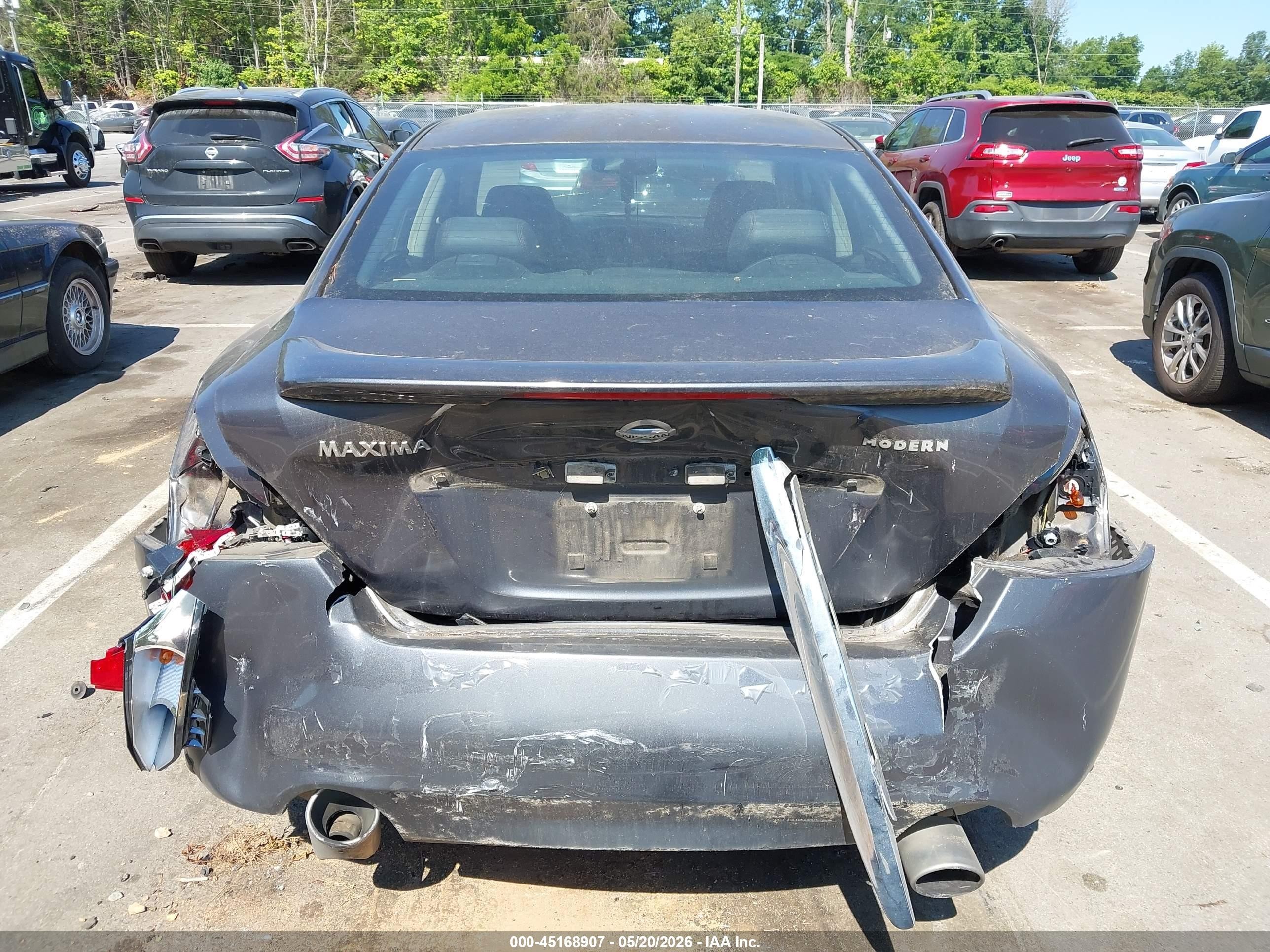 2013 Nissan Maxima 3.5 Sv Gray vin: 1N4AA5AP5DC823642