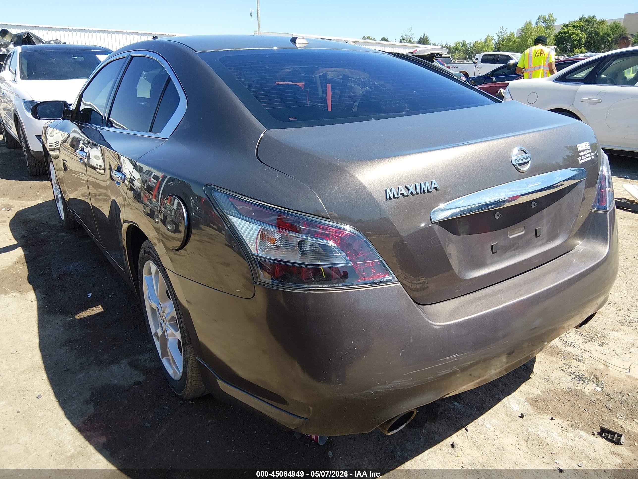 2013 Nissan Maxima 3.5 Sv Gray vin: 1N4AA5AP5DC825150