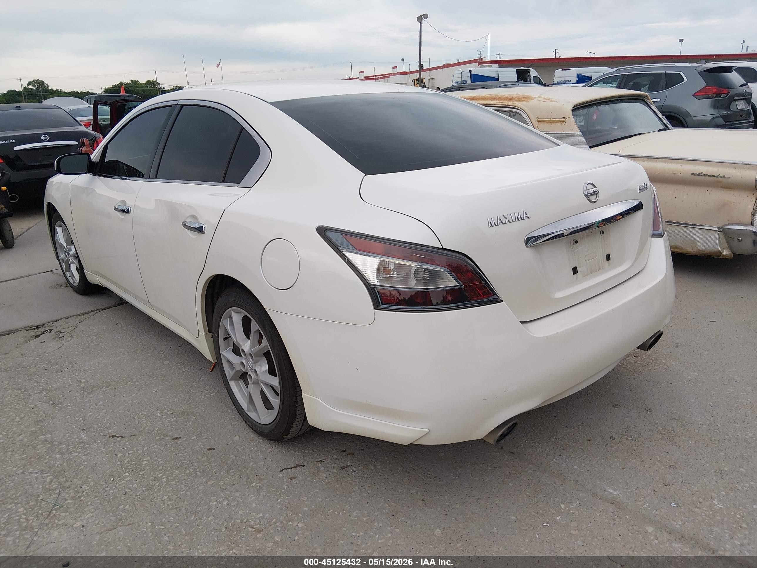 2013 Nissan Maxima 3.5 S Cream vin: 1N4AA5AP5DC825973