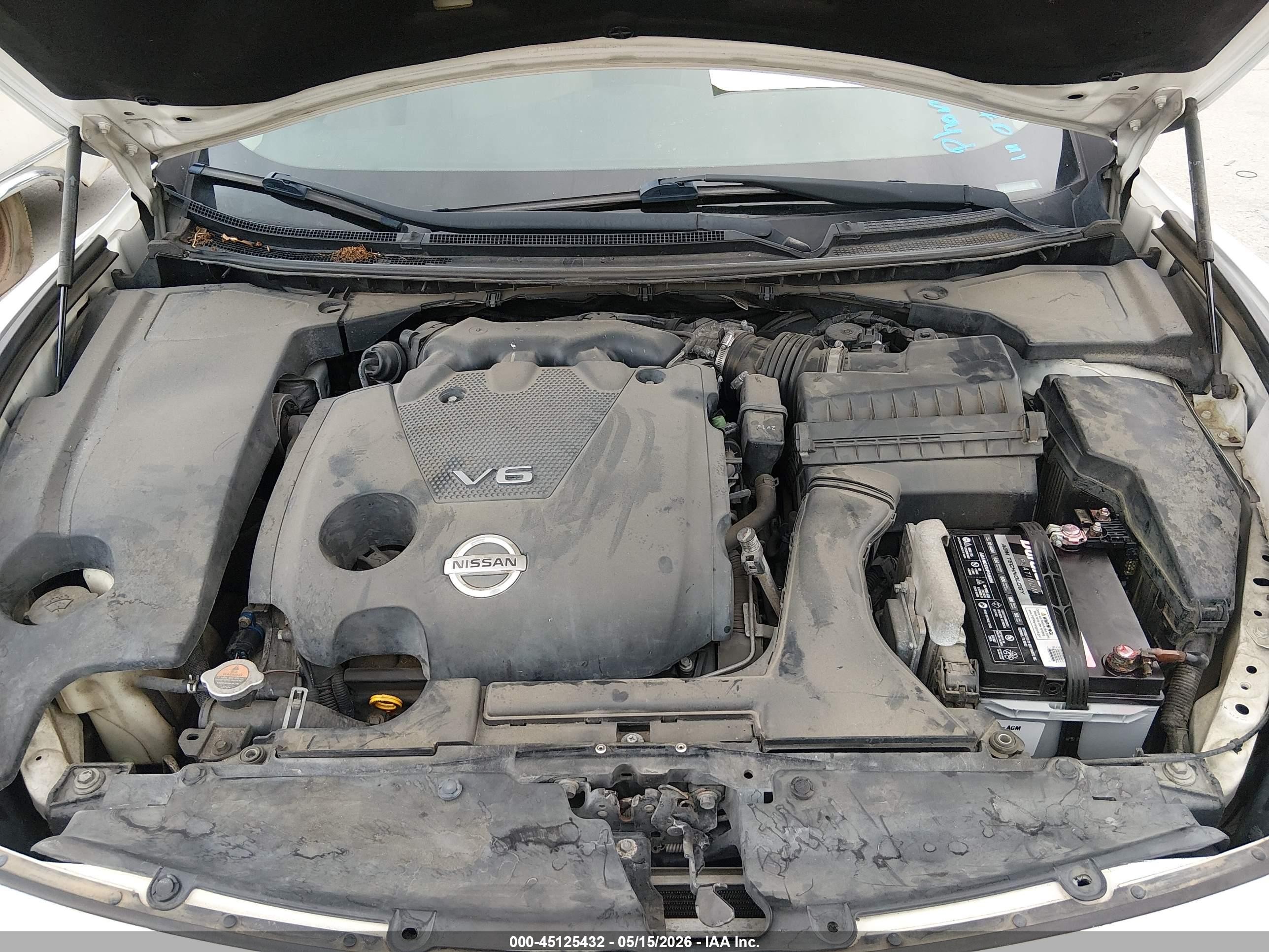 2013 Nissan Maxima 3.5 S Cream vin: 1N4AA5AP5DC825973