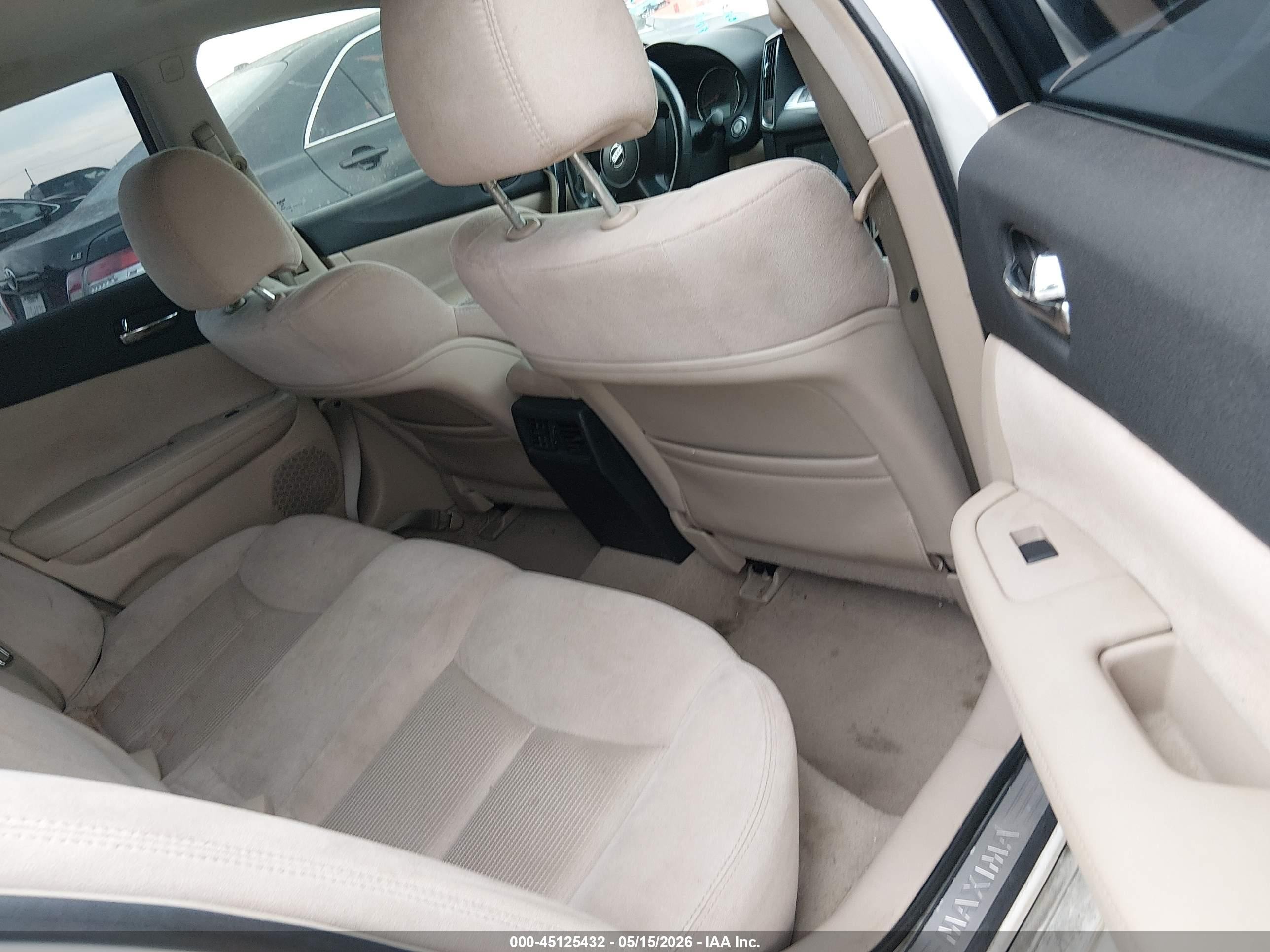 2013 Nissan Maxima 3.5 S Cream vin: 1N4AA5AP5DC825973