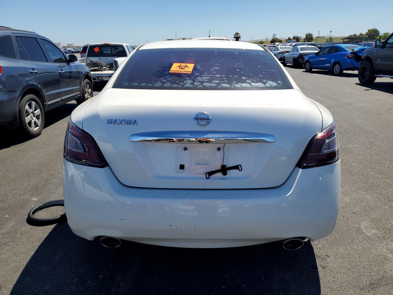 2013 Nissan Maxima 3.5 S White vin: 1N4AA5AP5DC829781