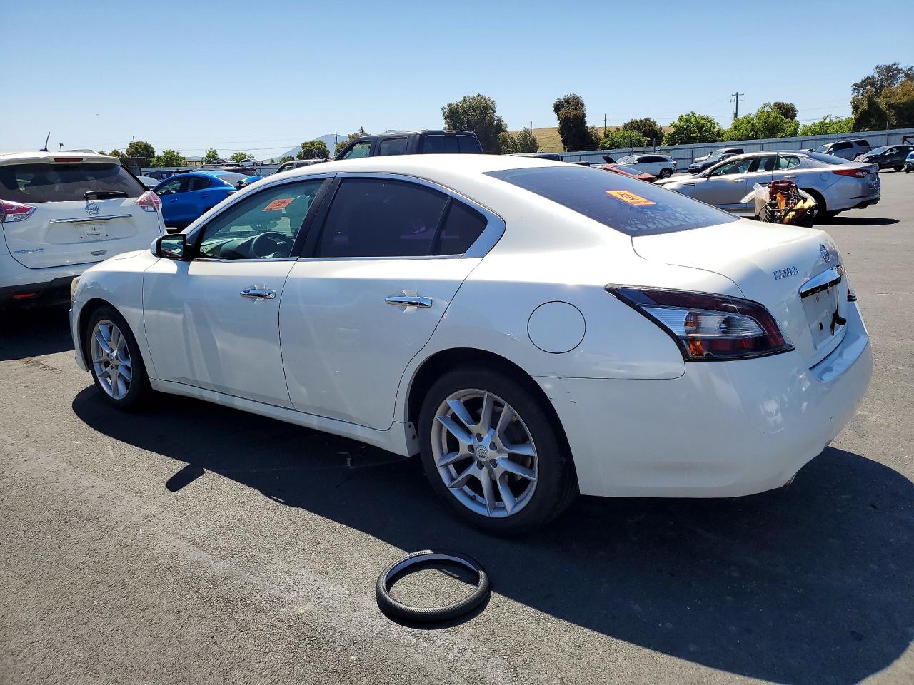 2013 Nissan Maxima 3.5 S White vin: 1N4AA5AP5DC829781