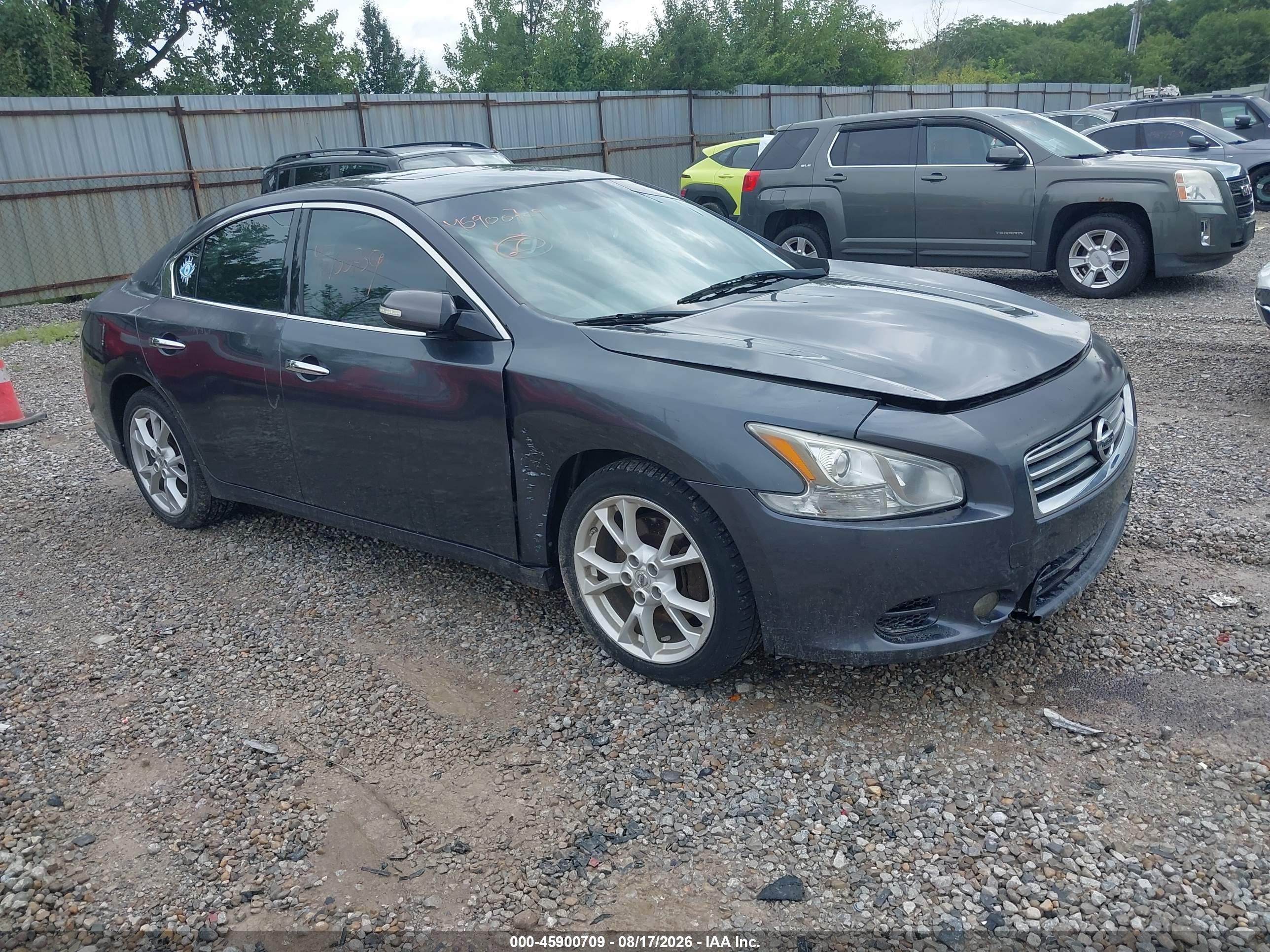 2013 Nissan Maxima 3.5 Sv Blue vin: 1N4AA5AP5DC834303