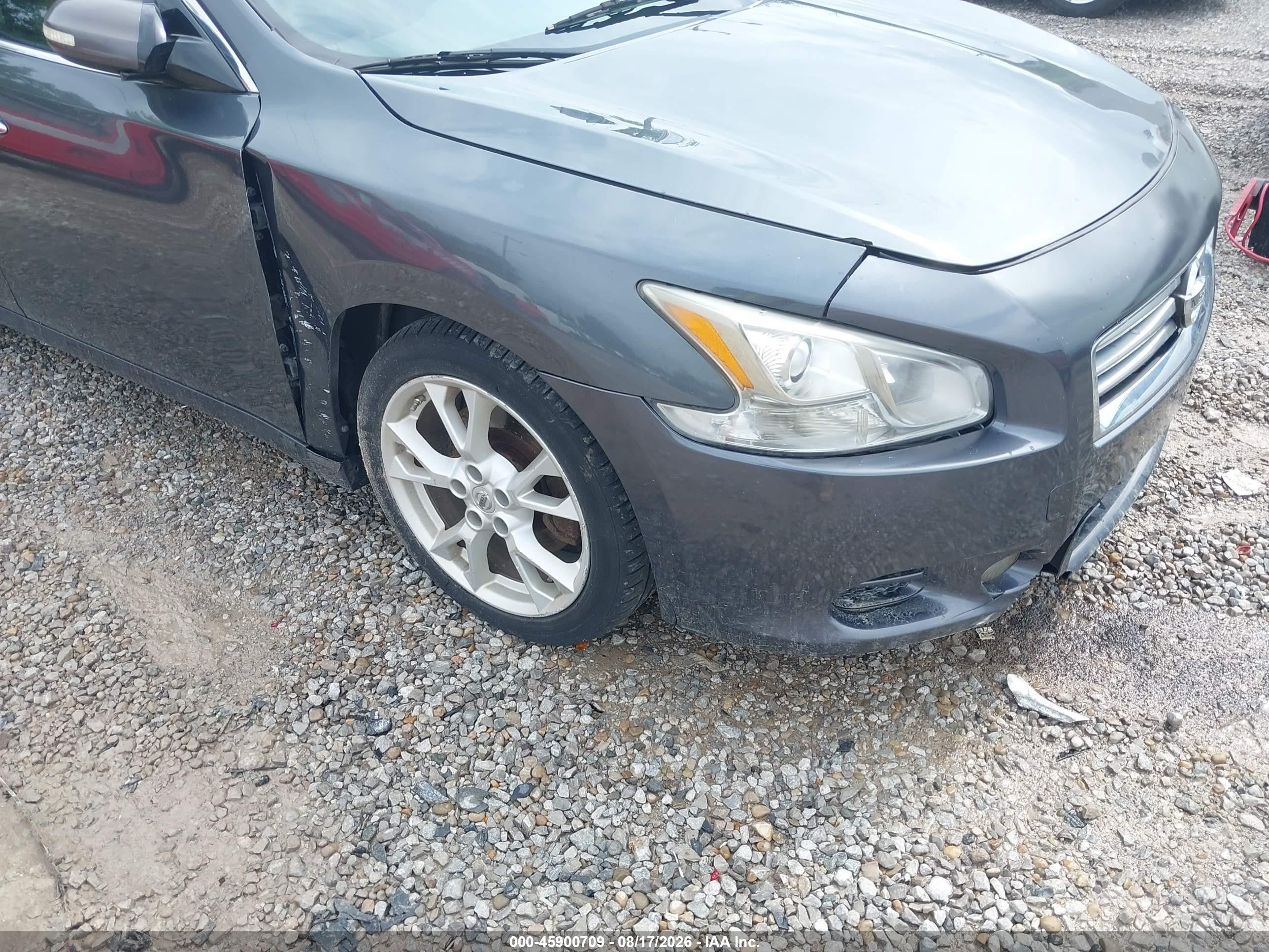 2013 Nissan Maxima 3.5 Sv Blue vin: 1N4AA5AP5DC834303