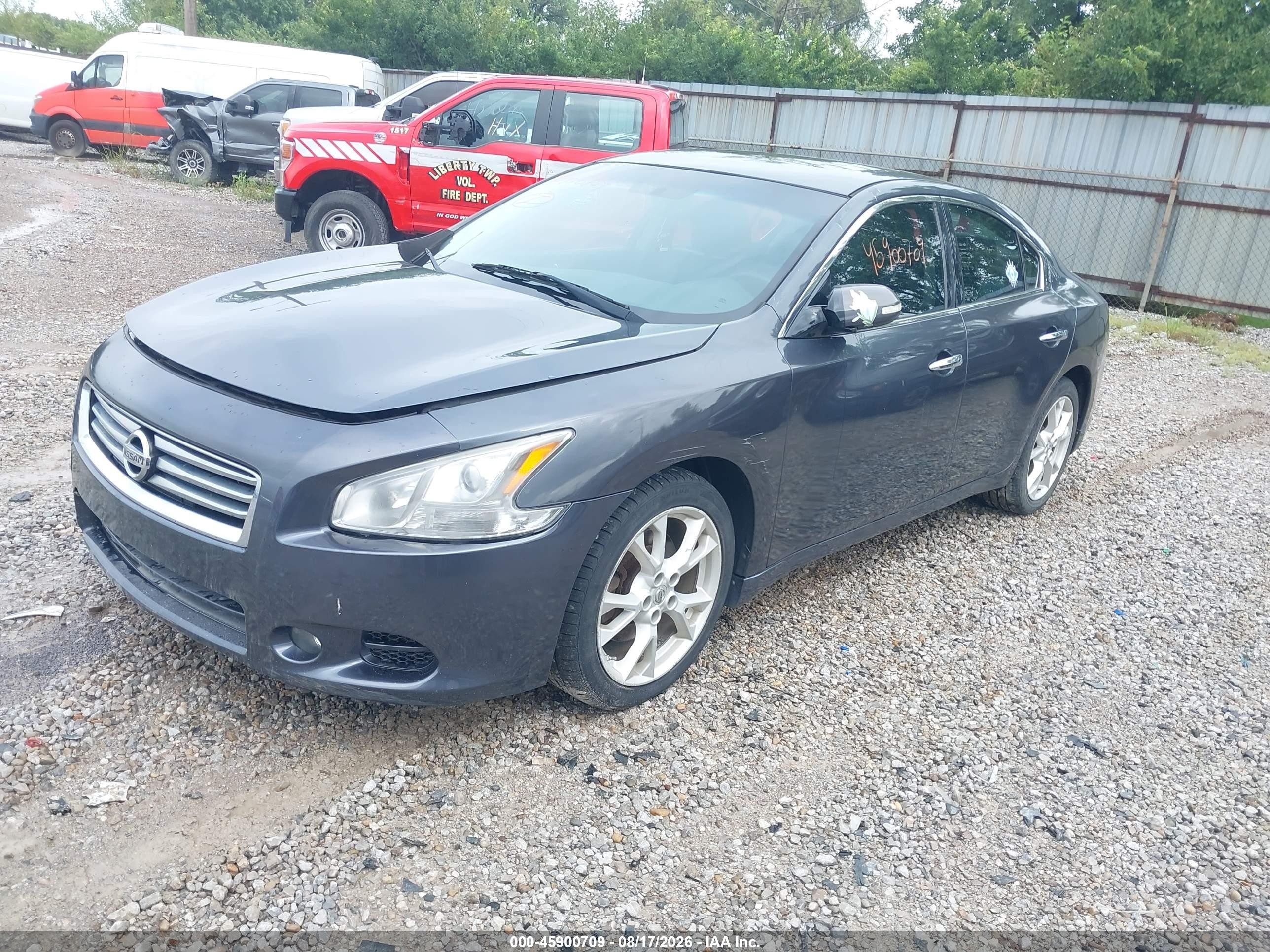 2013 Nissan Maxima 3.5 Sv Blue vin: 1N4AA5AP5DC834303