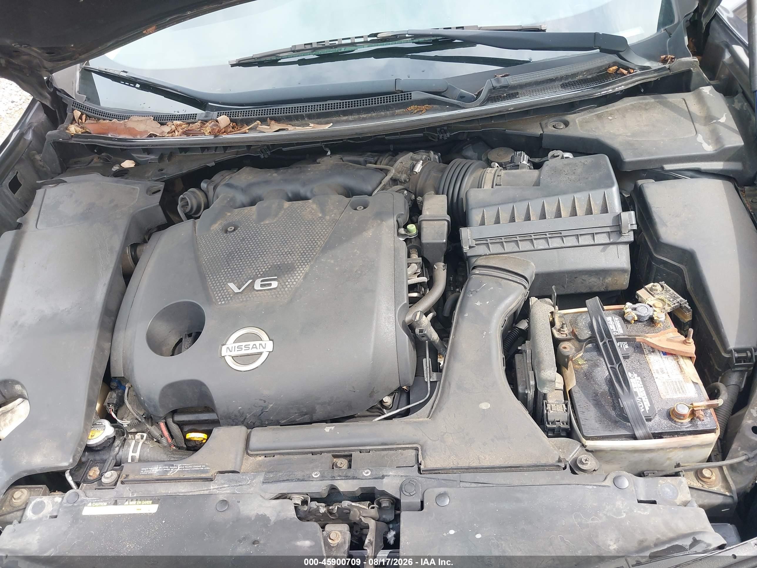 2013 Nissan Maxima 3.5 Sv Blue vin: 1N4AA5AP5DC834303