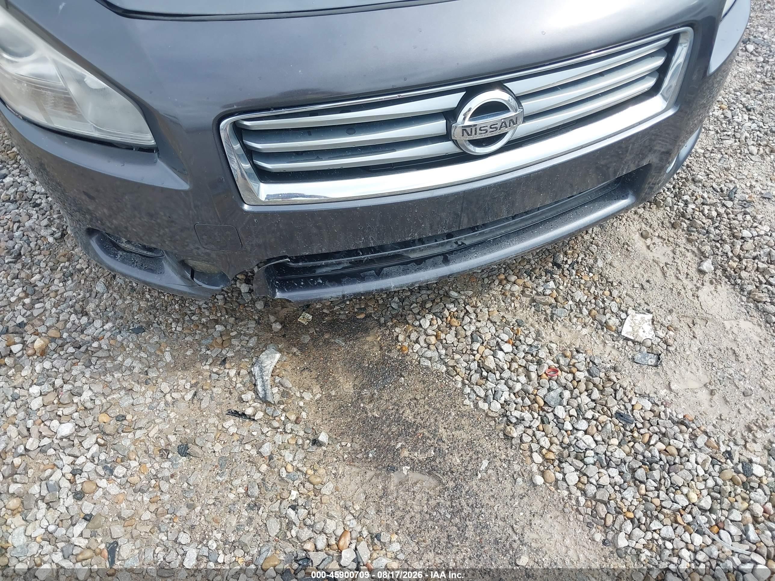 2013 Nissan Maxima 3.5 Sv Blue vin: 1N4AA5AP5DC834303