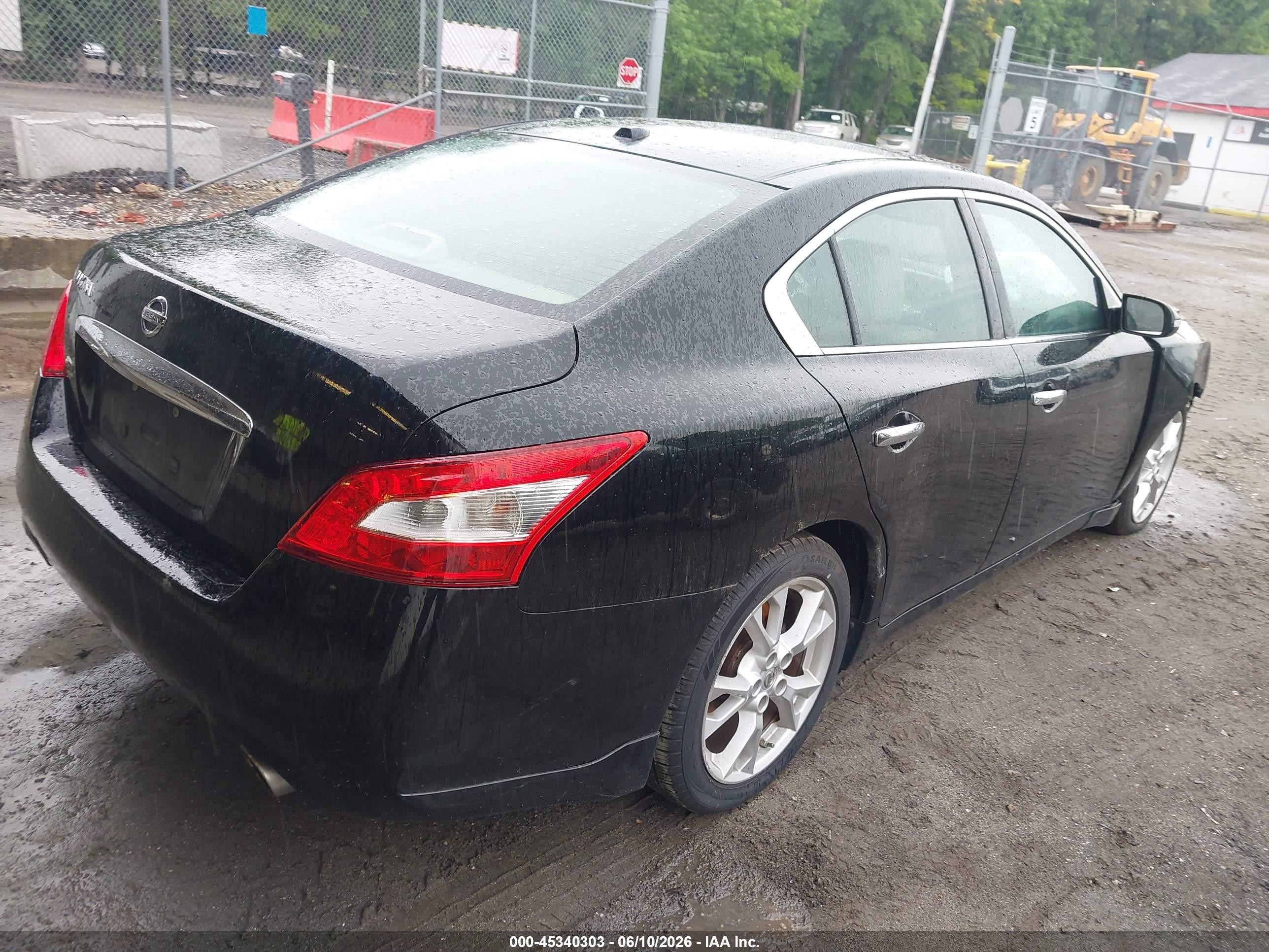 2013 Nissan Maxima 3.5 Sv Black vin: 1N4AA5AP5DC842952